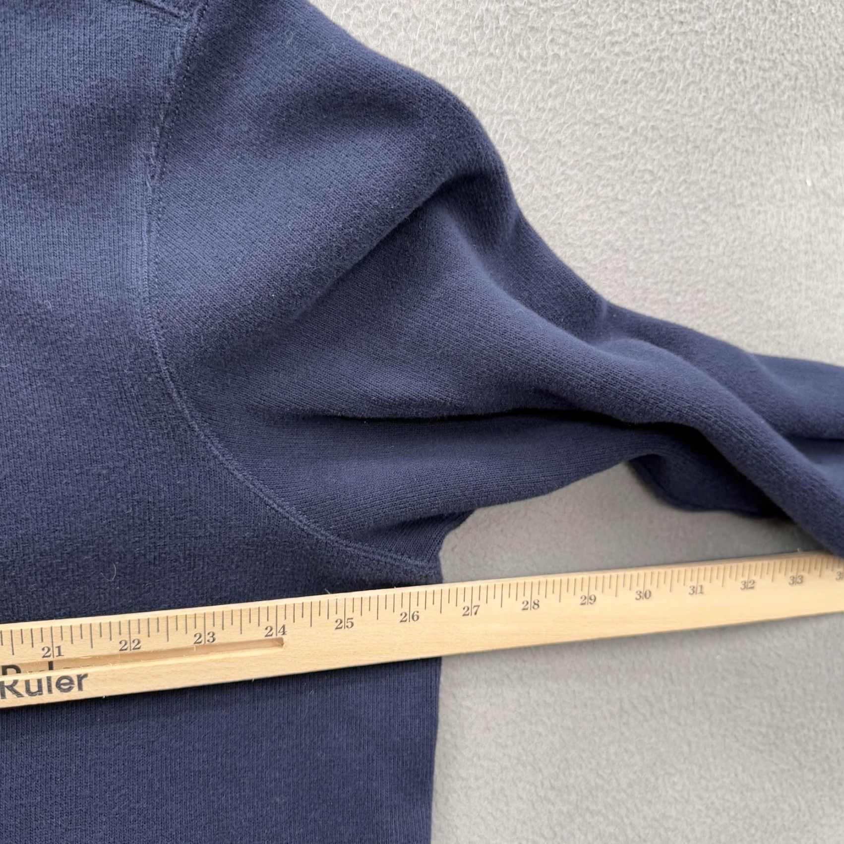 Polo Ralph Lauren Polo Ralph Lauren Sweater Mens 2XL Navy Blue Quarter Zip Pullover Cotton Mock Neck Knit Logo 1/4 Zip Size US XXL / EU 58 / 5 - 4 Thumbnail
