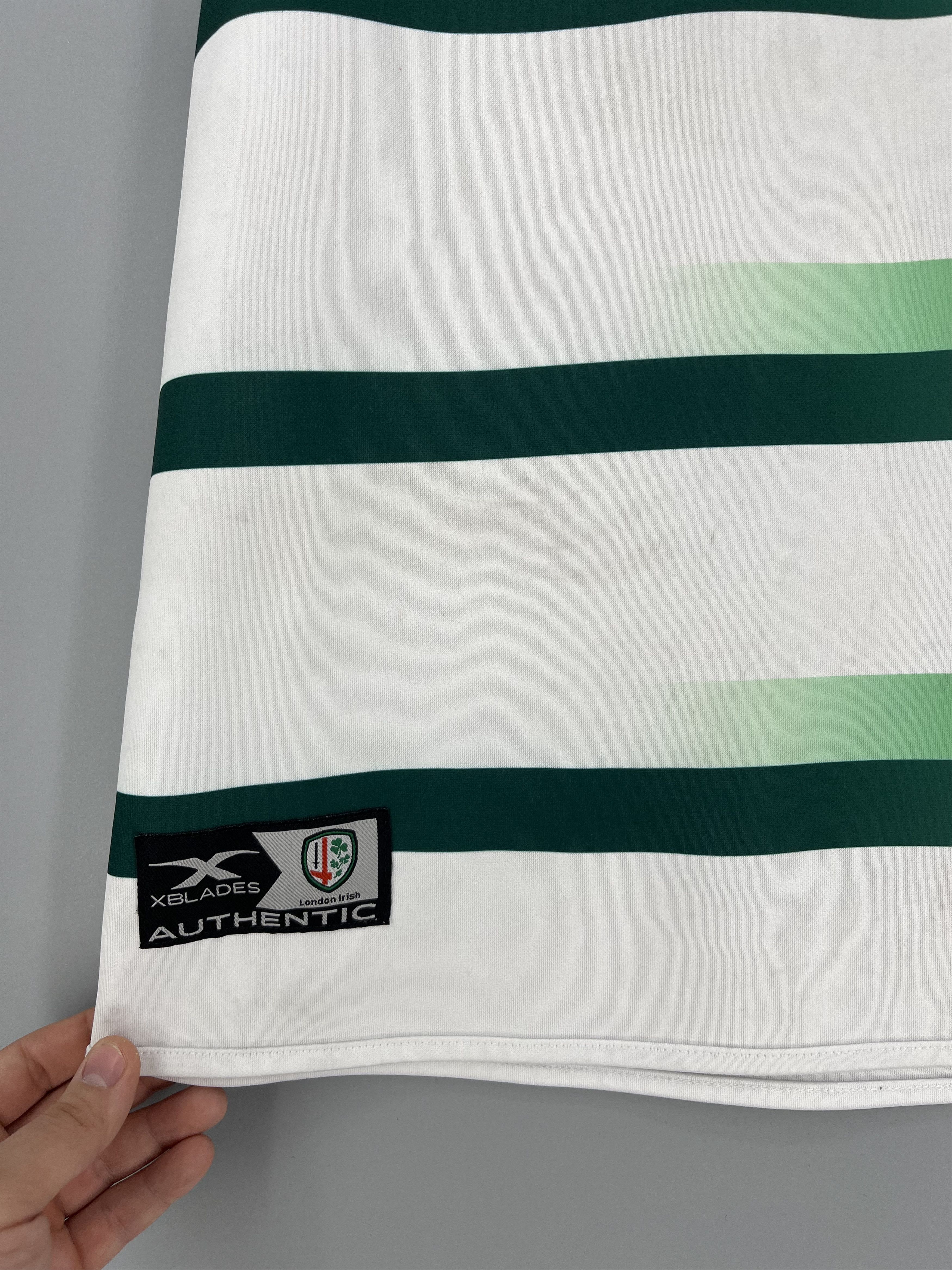 Vintage London Irish XBlades Rugby Jersey Powerday Size US XL / EU 56 / 4 - 6 Thumbnail