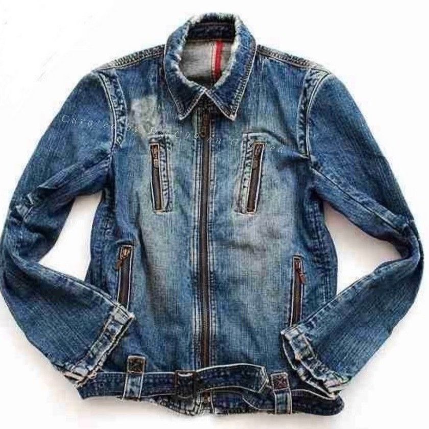 Tornado Mart Tornado Mart Adjustable Denim Jacket Size US M / EU 48-50 / 2 - 1 Thumbnail