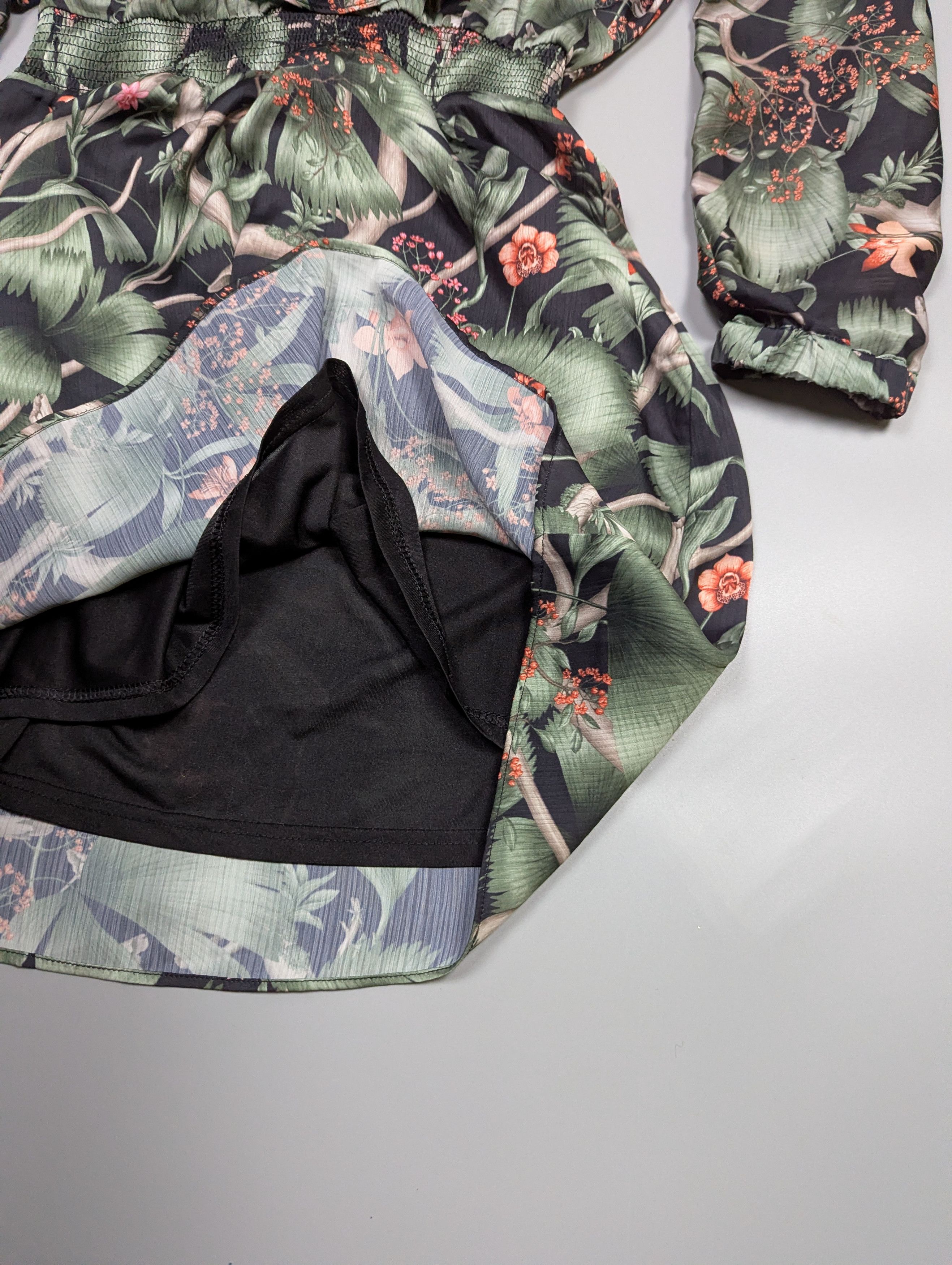 Johanna Ortiz Johanna Ortiz x H&M Floral Mini Dress Puffed Sleeves Size S / US 4 / IT 40 - 9 Thumbnail
