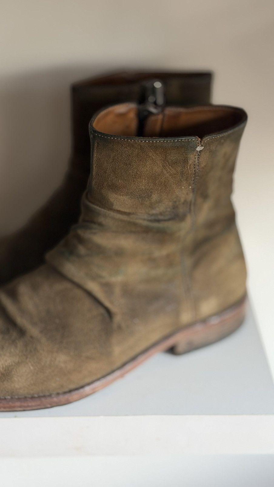 John Varvatos John Varvatos Sharpei Morrison suede leather boots 7.5 Size US 7.5 / EU 40-41 - 2 Thumbnail