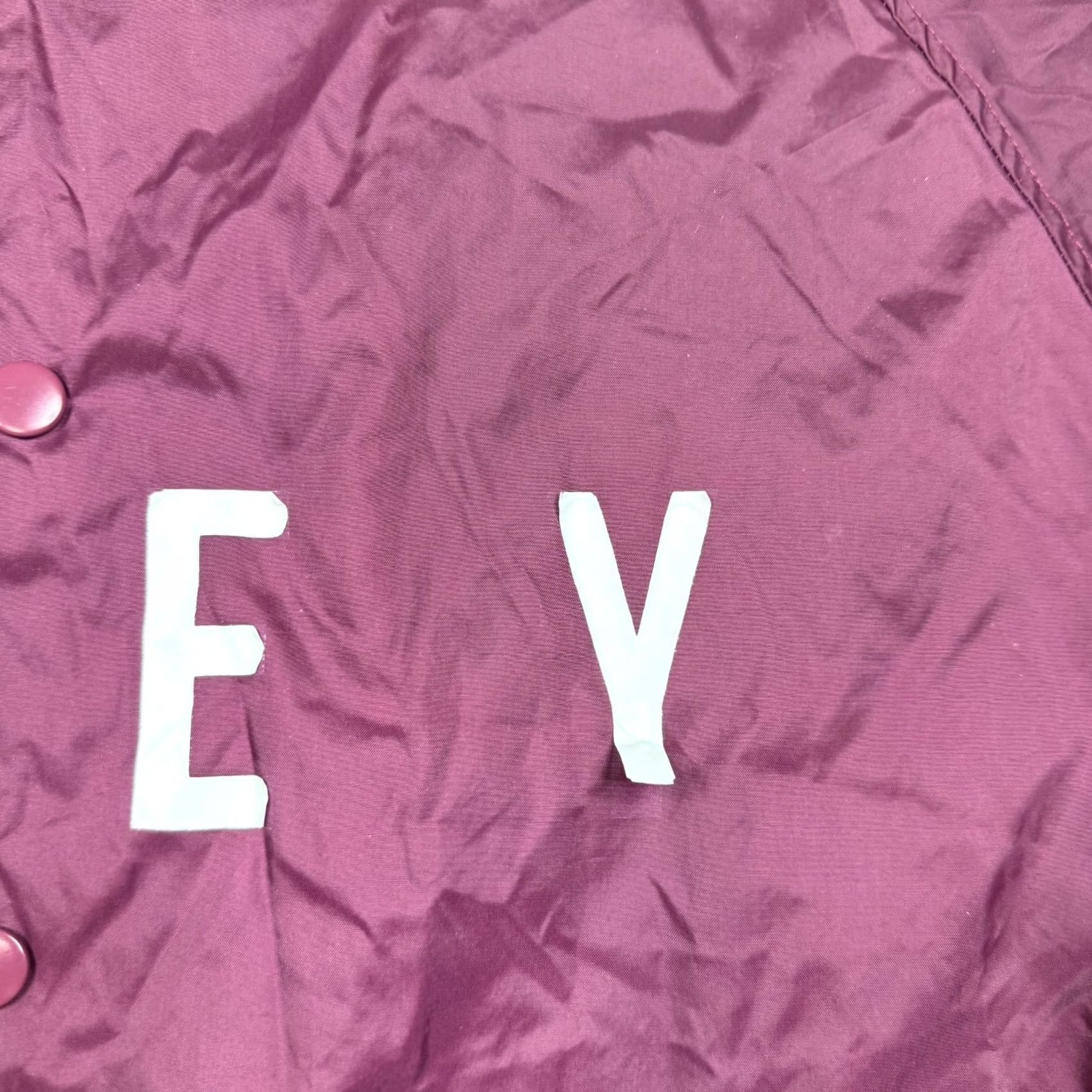 Obey OBEY Men’s Windbreaker Red Button Up Coach's Jacket Streetwear M Jacket Size US M / EU 48-50 / 2 - 5 Thumbnail