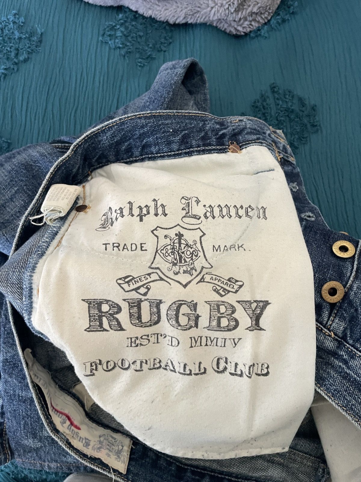 Rugby Ralph Lauren Button Fly Denim jeans Size US 34 / EU 50 - 8 Thumbnail