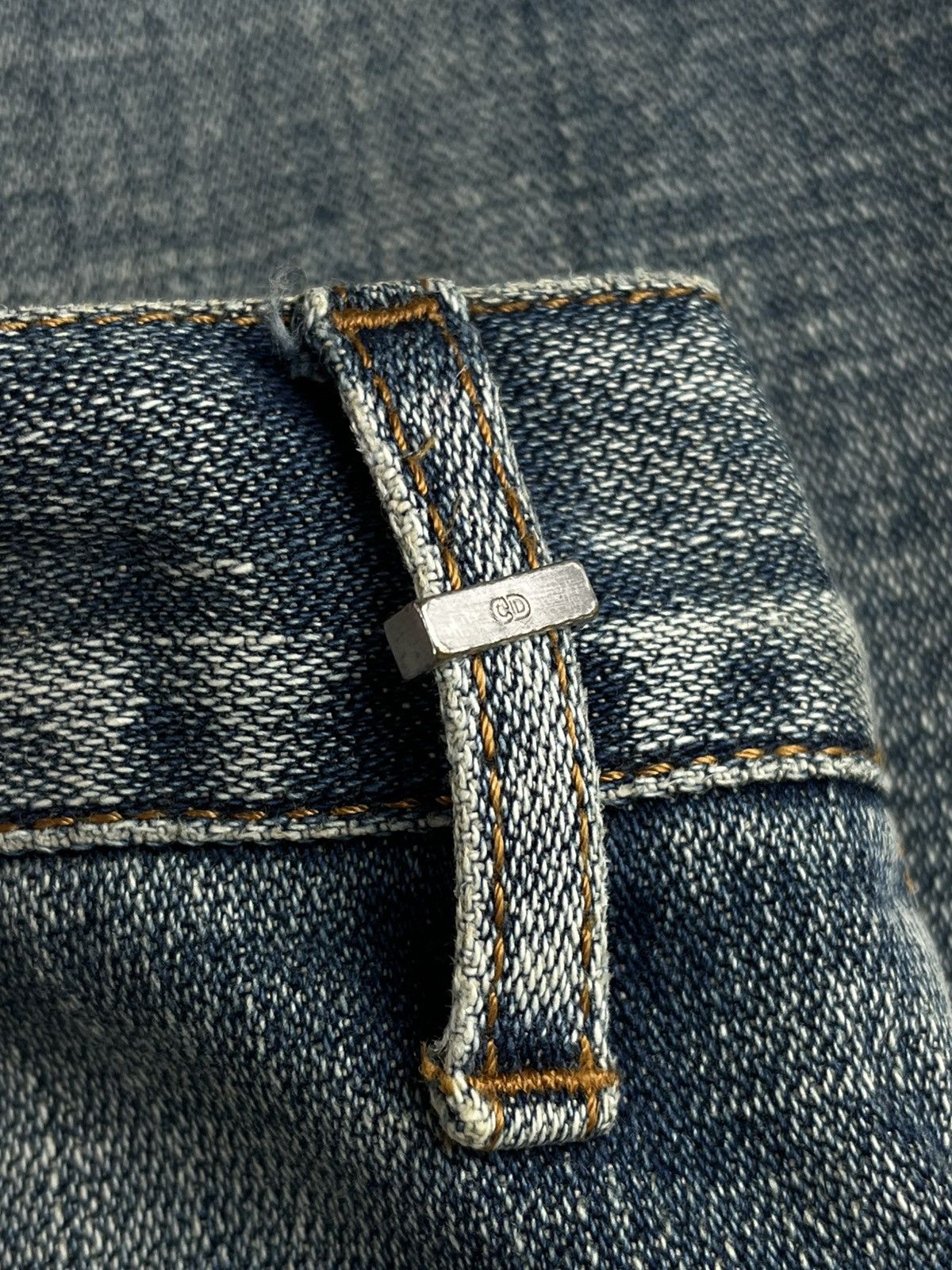 Dior × Hedi Slimane SS07 Dior Homme Hedi Slimane Sky Faded Jake Denim Jeans Size US 29 - 7 Thumbnail