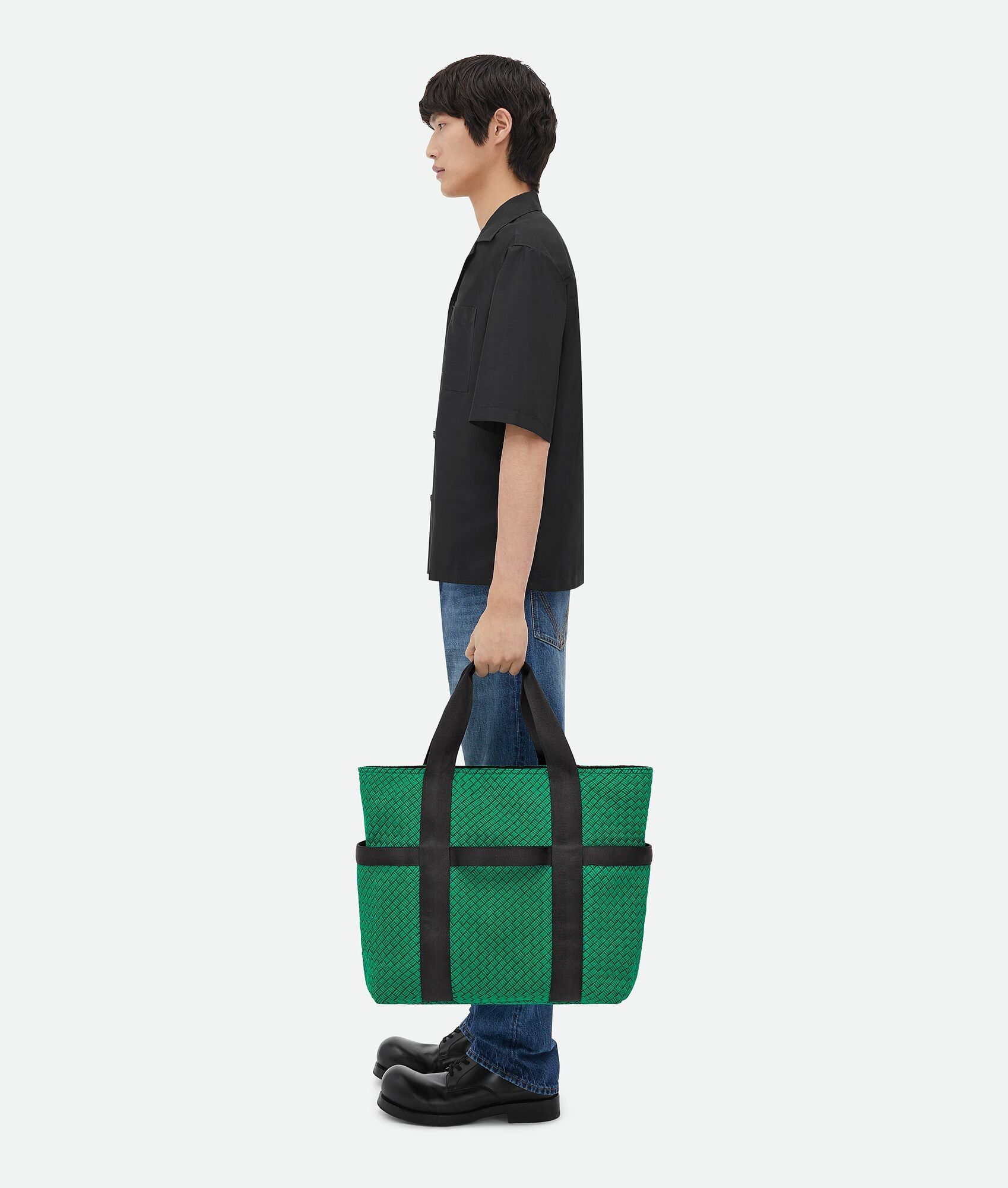 Bottega Veneta o1w1db10625 Size: OS / Unisex Voyager Zipped Tote Bag Size ONE SIZE - 4 Thumbnail
