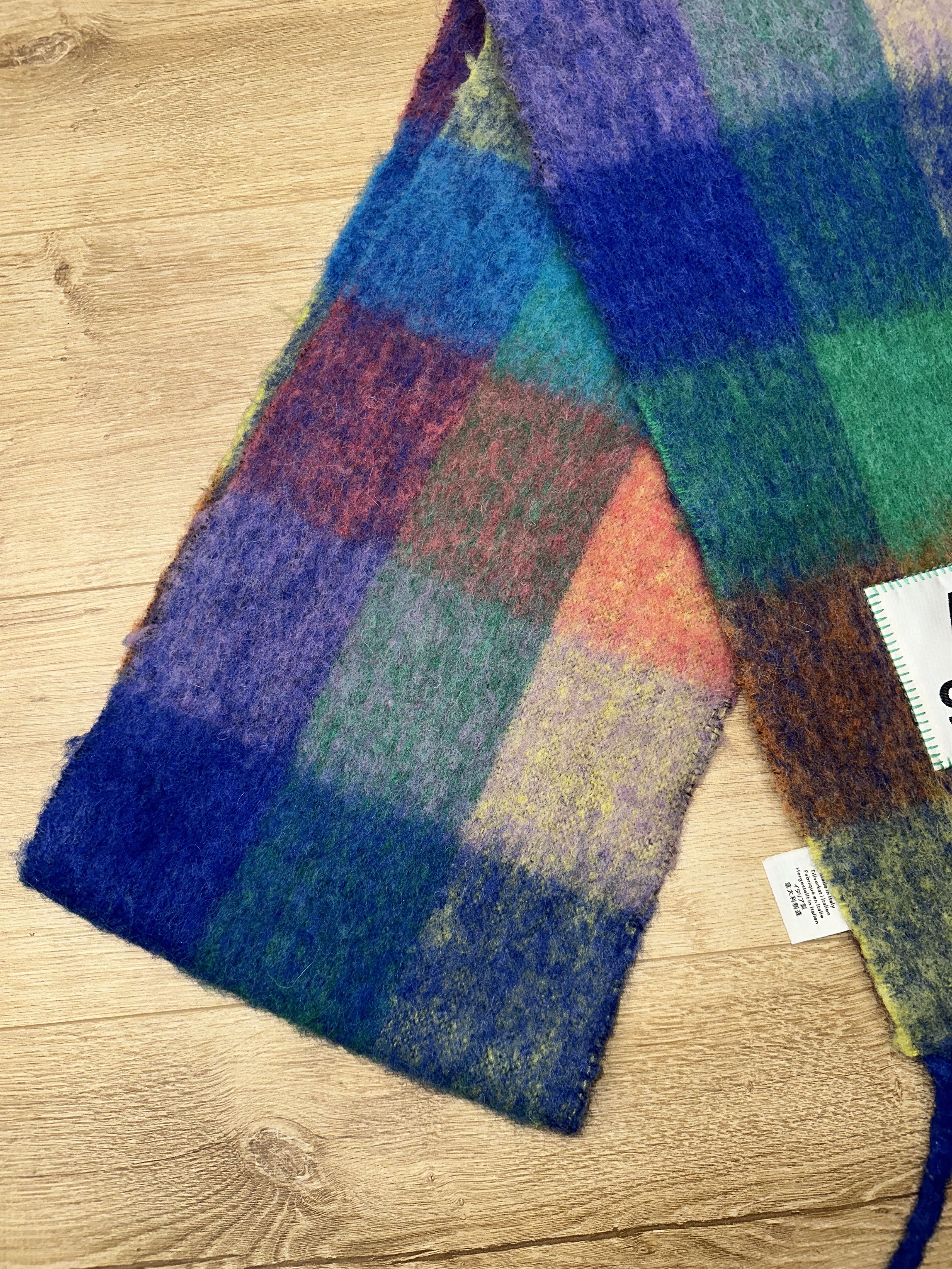 Acne Studios Acne Studios Check Wool Mohair Scarf Unisex 250X28 Size ONE SIZE - 9 Thumbnail