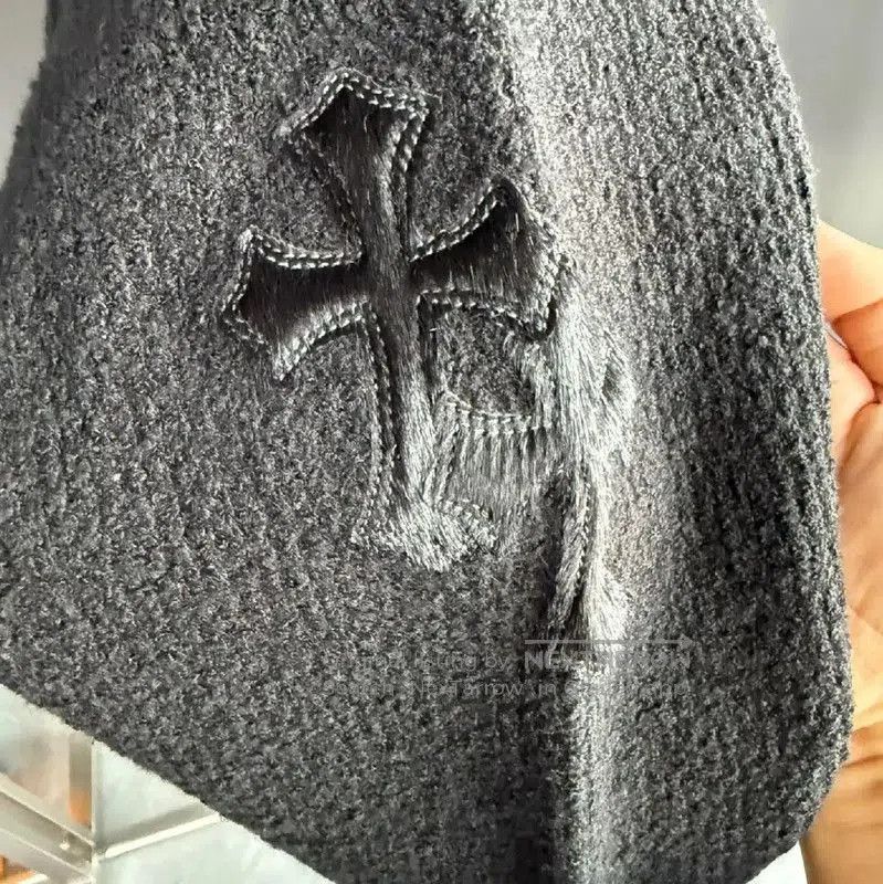 Chrome Hearts Chrome Hearts Black Cotton Logo Sweater . Size XS / US 0-2 / IT 36-38 - 4 Thumbnail