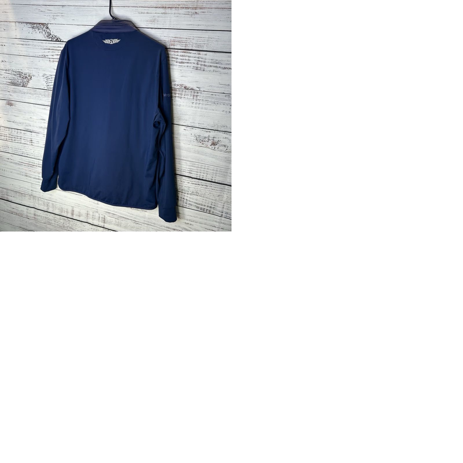 Vintage Straight Down Golf Jacket Men’s Large Blue Athletic Mid-Length Long Sleeve Size US L / EU 52-54 / 3 - 10 Thumbnail