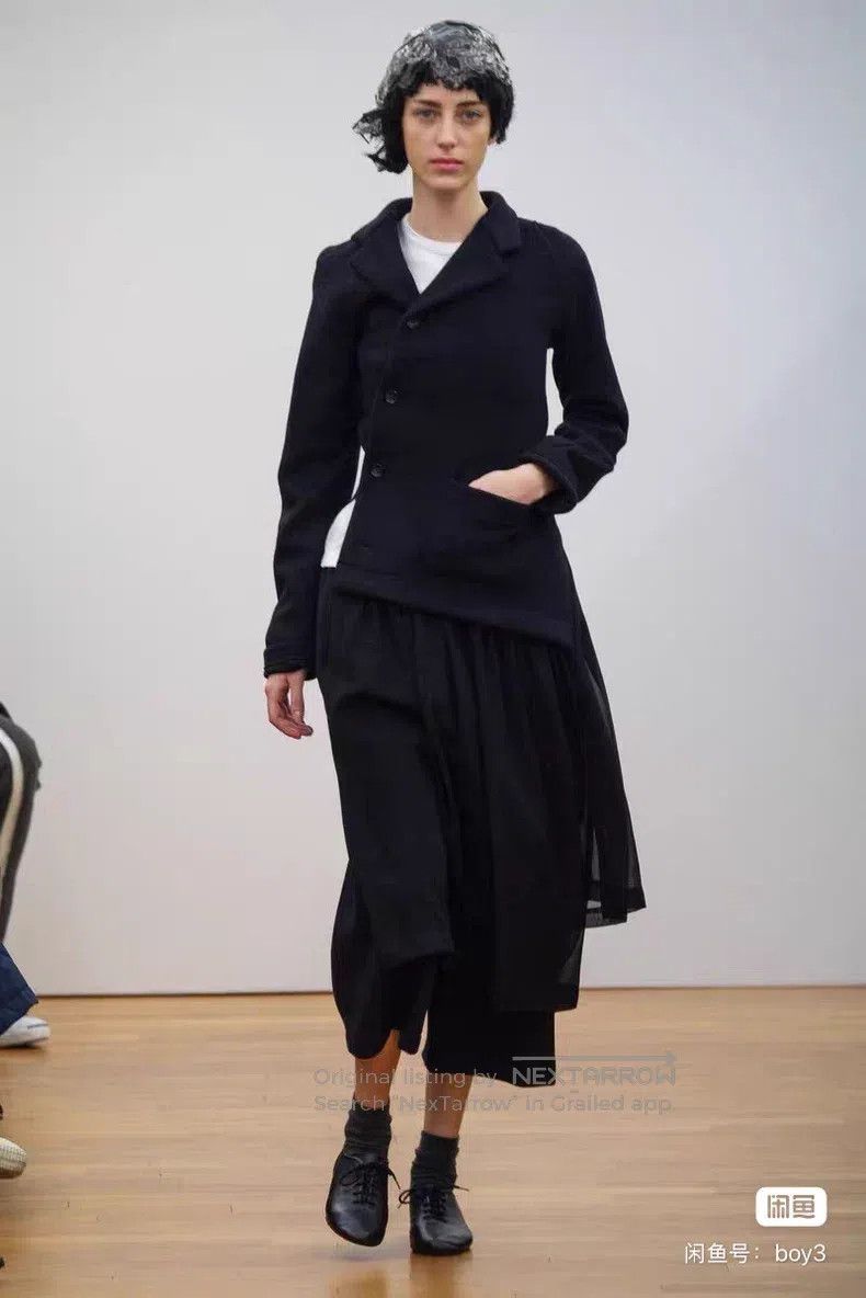 Comme des Garcons Comme Des Garcons Black Felt Twisted Patchwork Jacket Size M / US 6-8 / IT 42-44 - 8 Thumbnail