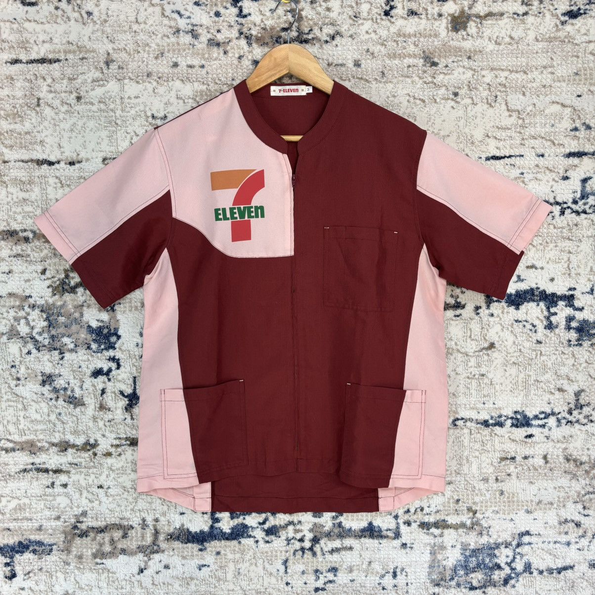 Vintage Seven Eleven Workers Shirt Medium Size