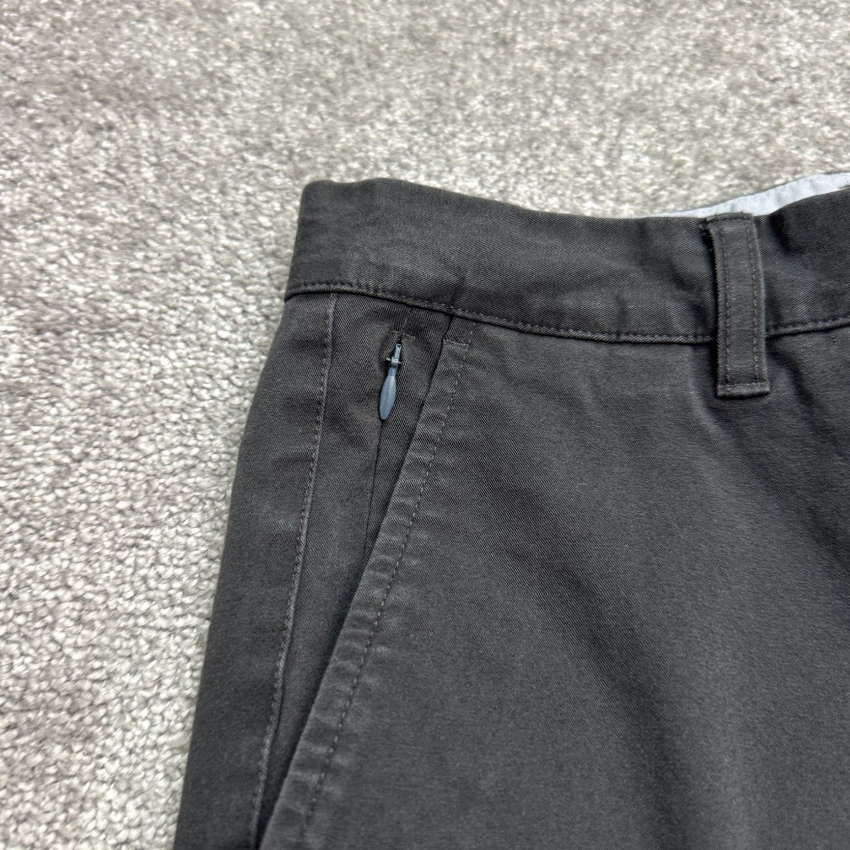 Bonobos Bonobos Slim Taper Chino Pants Mens 32x32 Charcoal Gray Straight Leg Stretch Size US 32 / EU 48 - 3 Thumbnail