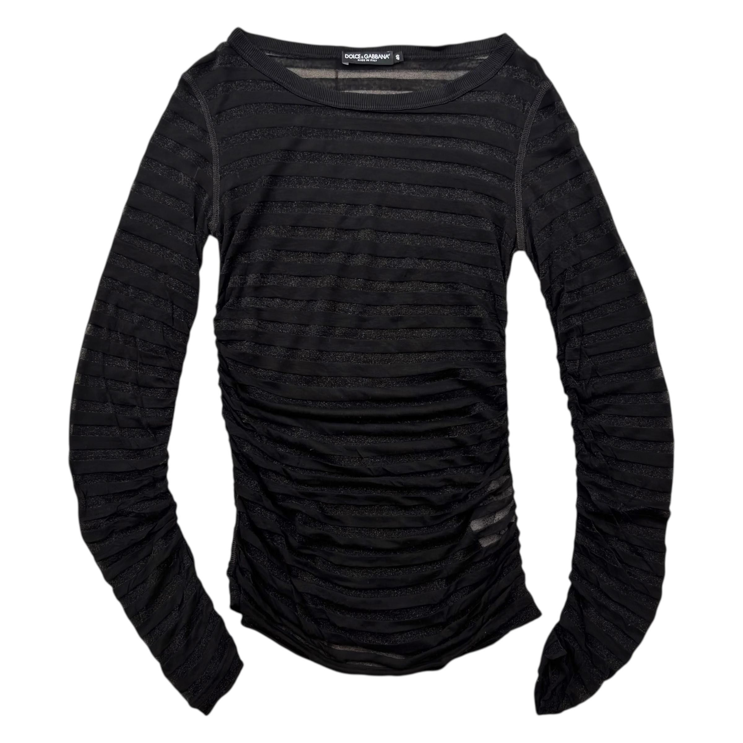 Dolce & Gabbana archive dolce & gabbana striped shirt Size S / US 4 / IT 40 - 1 Thumbnail