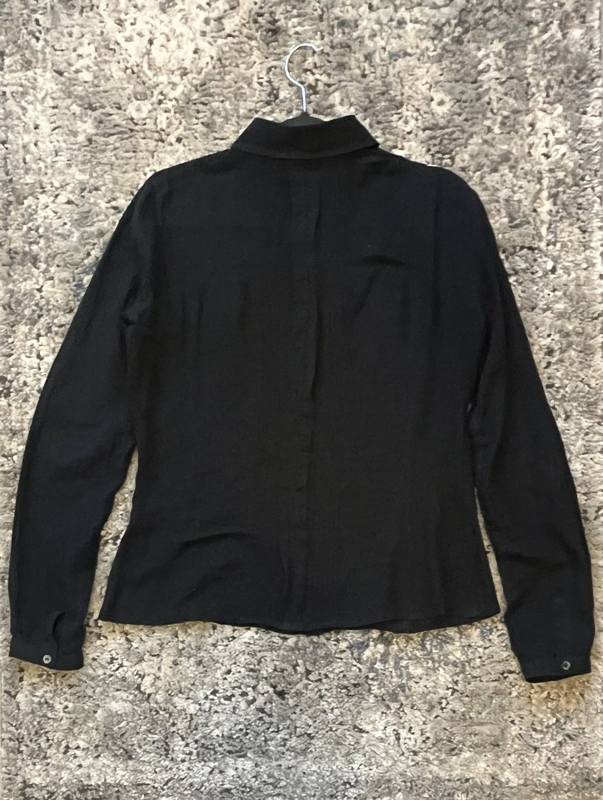 Dolce & Gabbana D&G Sheer Black Button Up Size M / US 6-8 / IT 42-44 - 2 Thumbnail