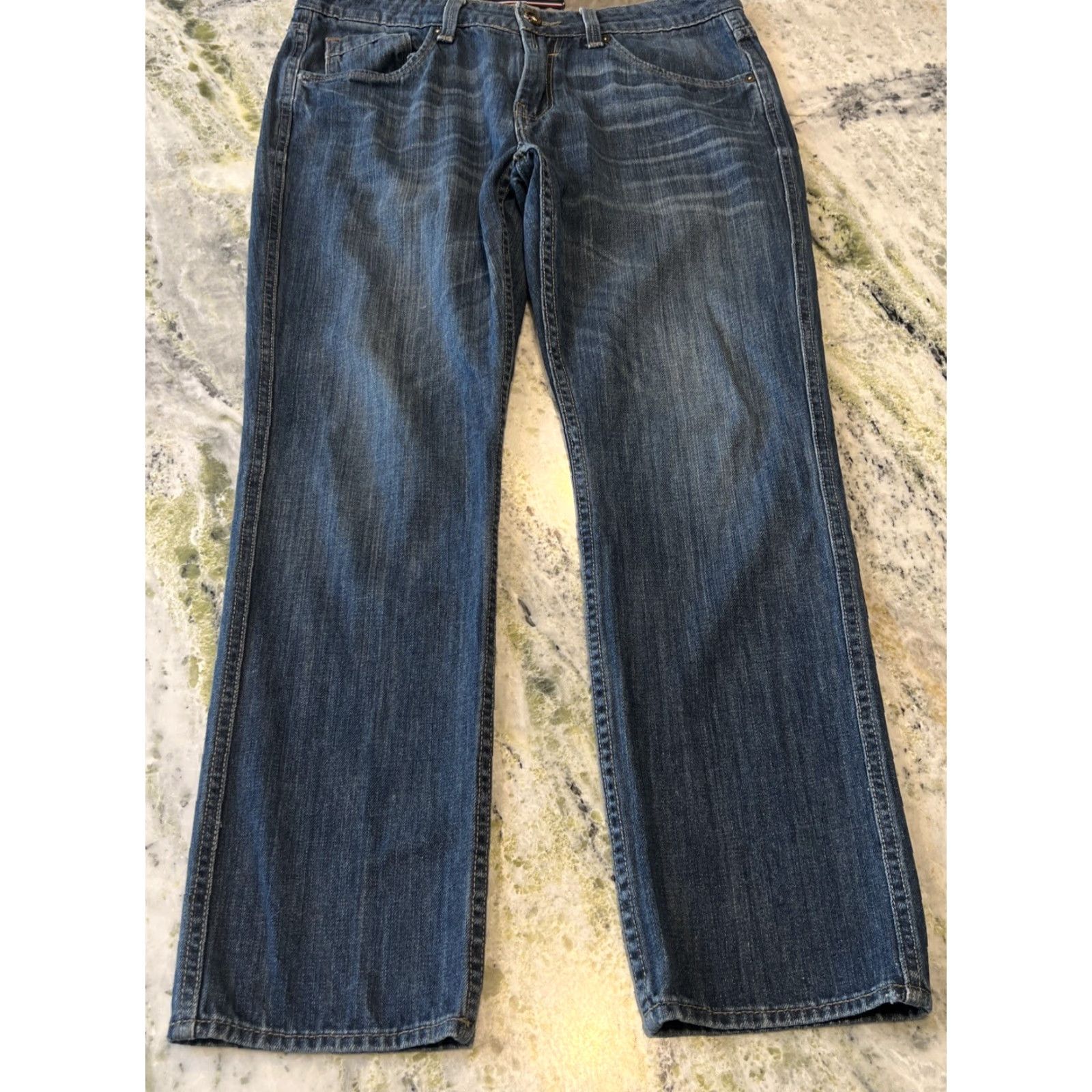 Vintage Sherman Morgan Jeans Men’s 34 Blue 5 Pocket Medium Wash Mexico Denim Regular Straight 34 in Blue Mens Regular Jeans Size US 34 / EU 50 - 4 Thumbnail