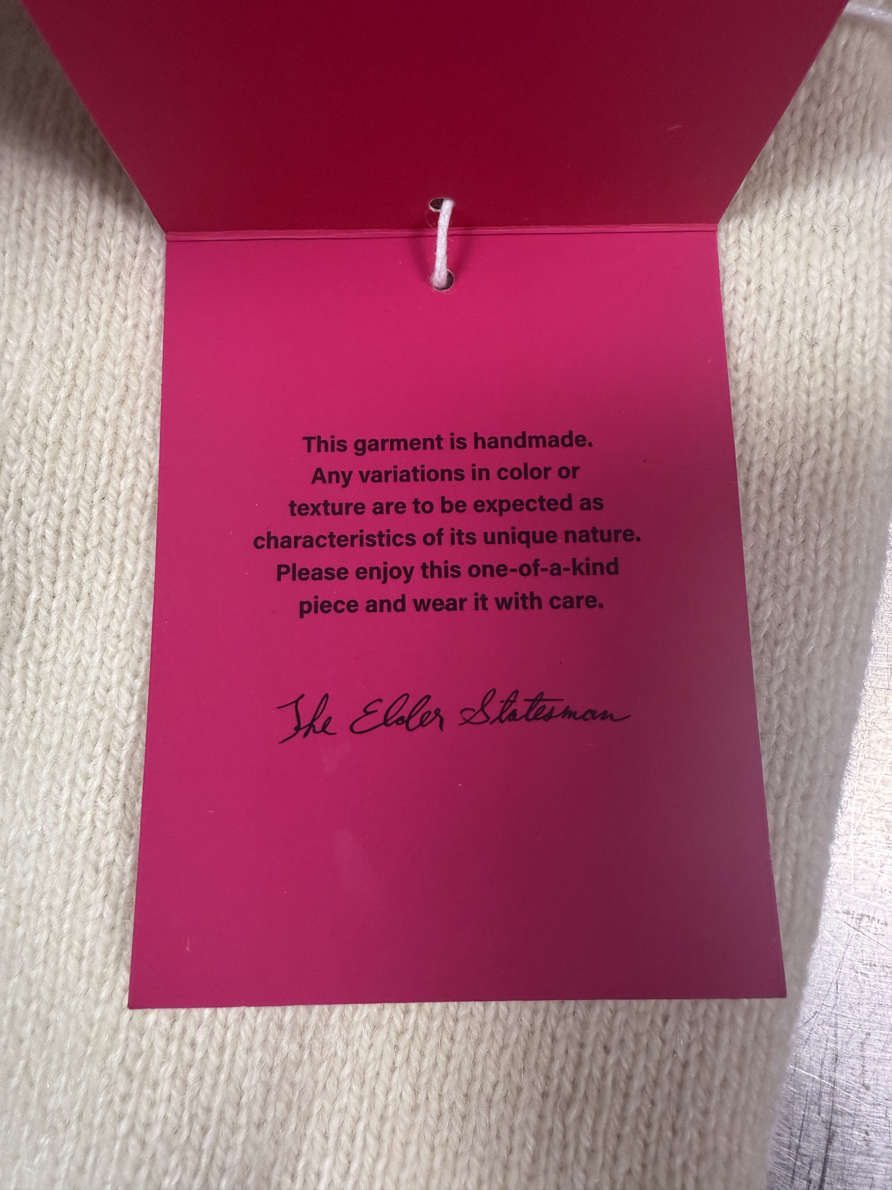 The Elder Statesman $1050 The Elder Statesman Simple Crew Cashmere Sweater Size XS / US 0-2 / IT 36-38 - 12 Thumbnail