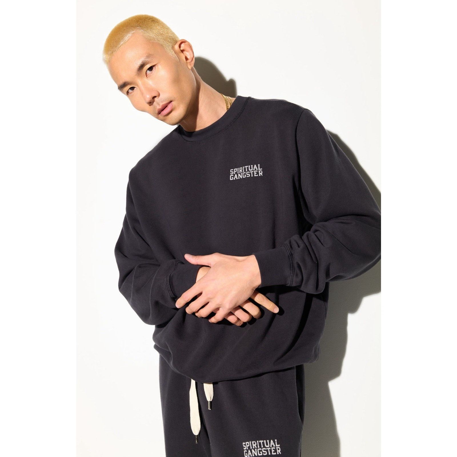 Spiritual Gangster Spiritual Gangster Emblem Men's Crewneck Sweatshirt Black L Size US L / EU 52-54 / 3 - 1 Thumbnail