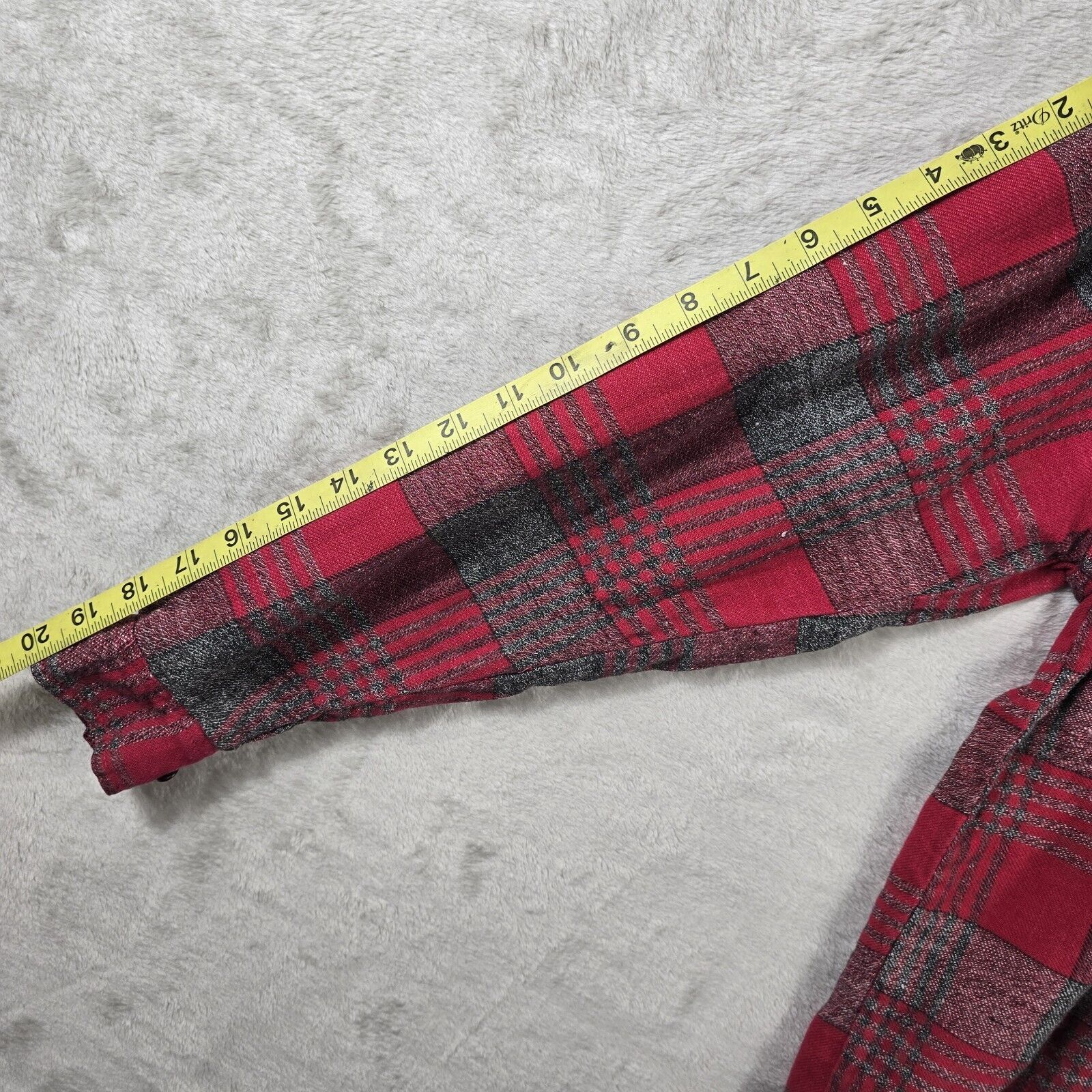 Other VINTAGE Goouch Shirt Men Medium Red Flannel Plaid Size US M / EU 48-50 / 2 - 8 Thumbnail