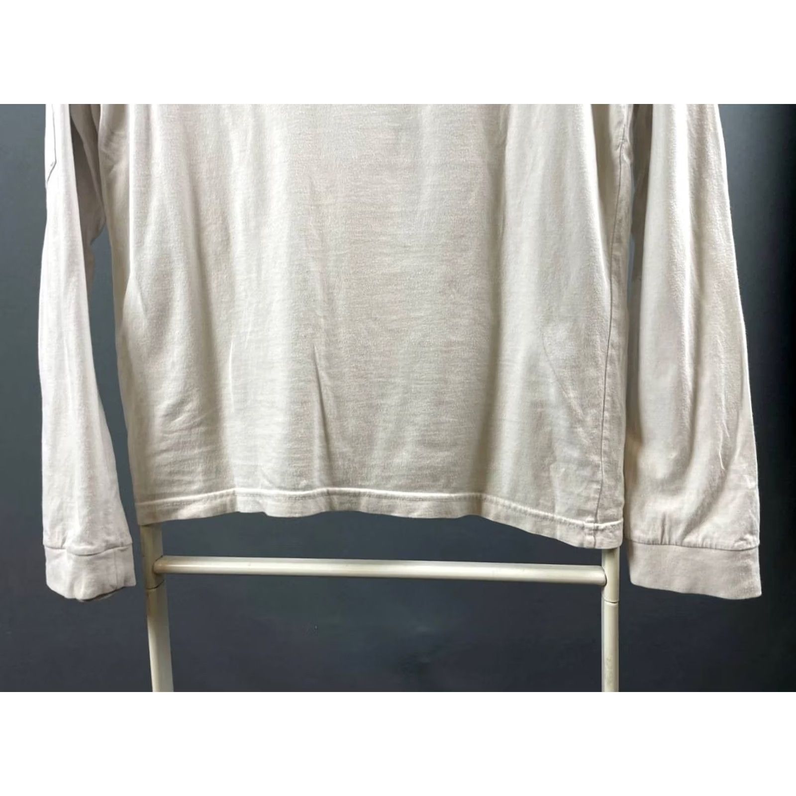 Diesel Diesel Men T-Shirt White Cotton Long Sleeve Crew Neck Stretch Pullover Size US M / EU 48-50 / 2 - 6 Thumbnail