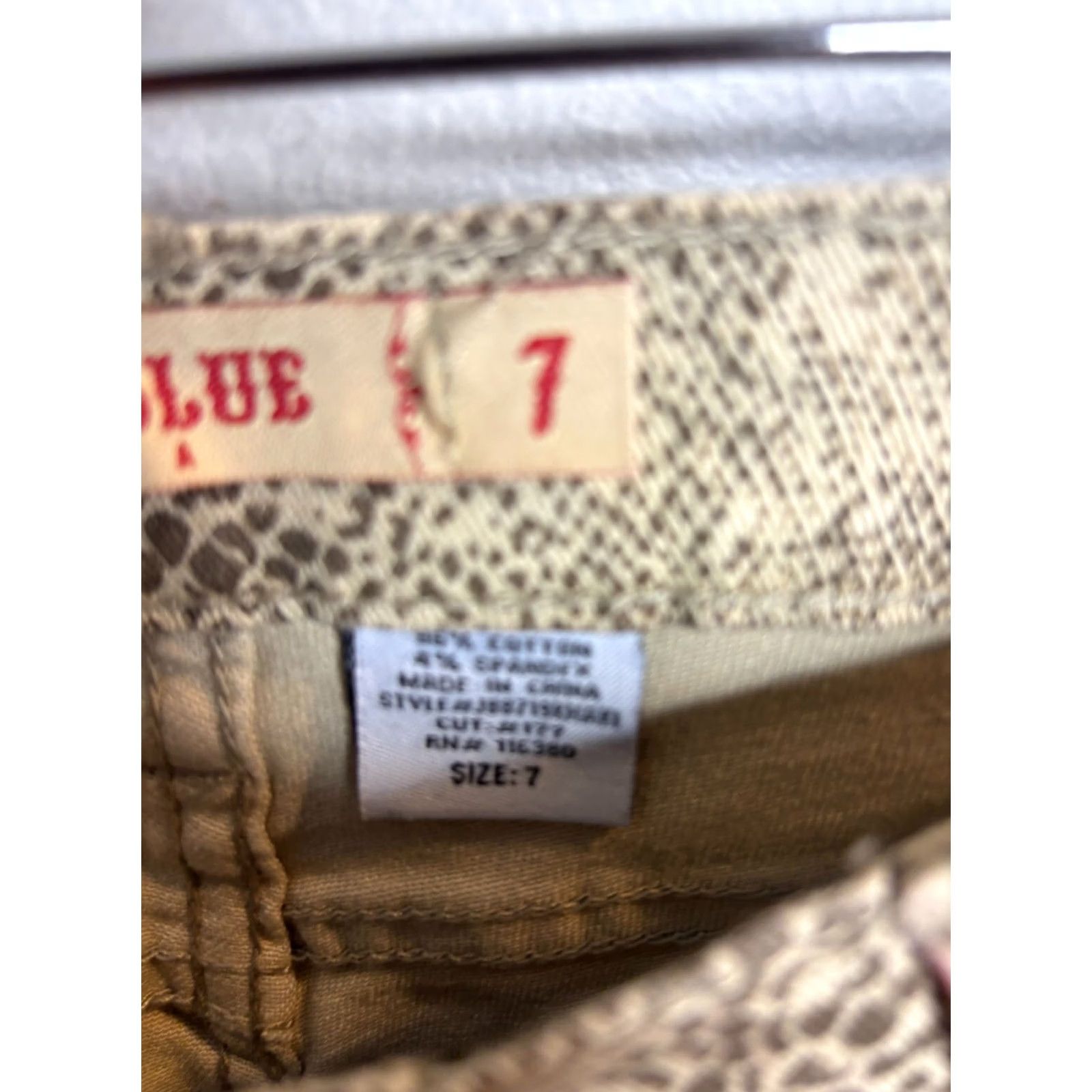 Denime Judy Blue Jeans Skinny Beig e Denim 5309 7 Regular Size 31 Inseam 5-Pocket Stretch City Stars Vintage No N/A Size 28" / US 6 / IT 42 - 4 Thumbnail