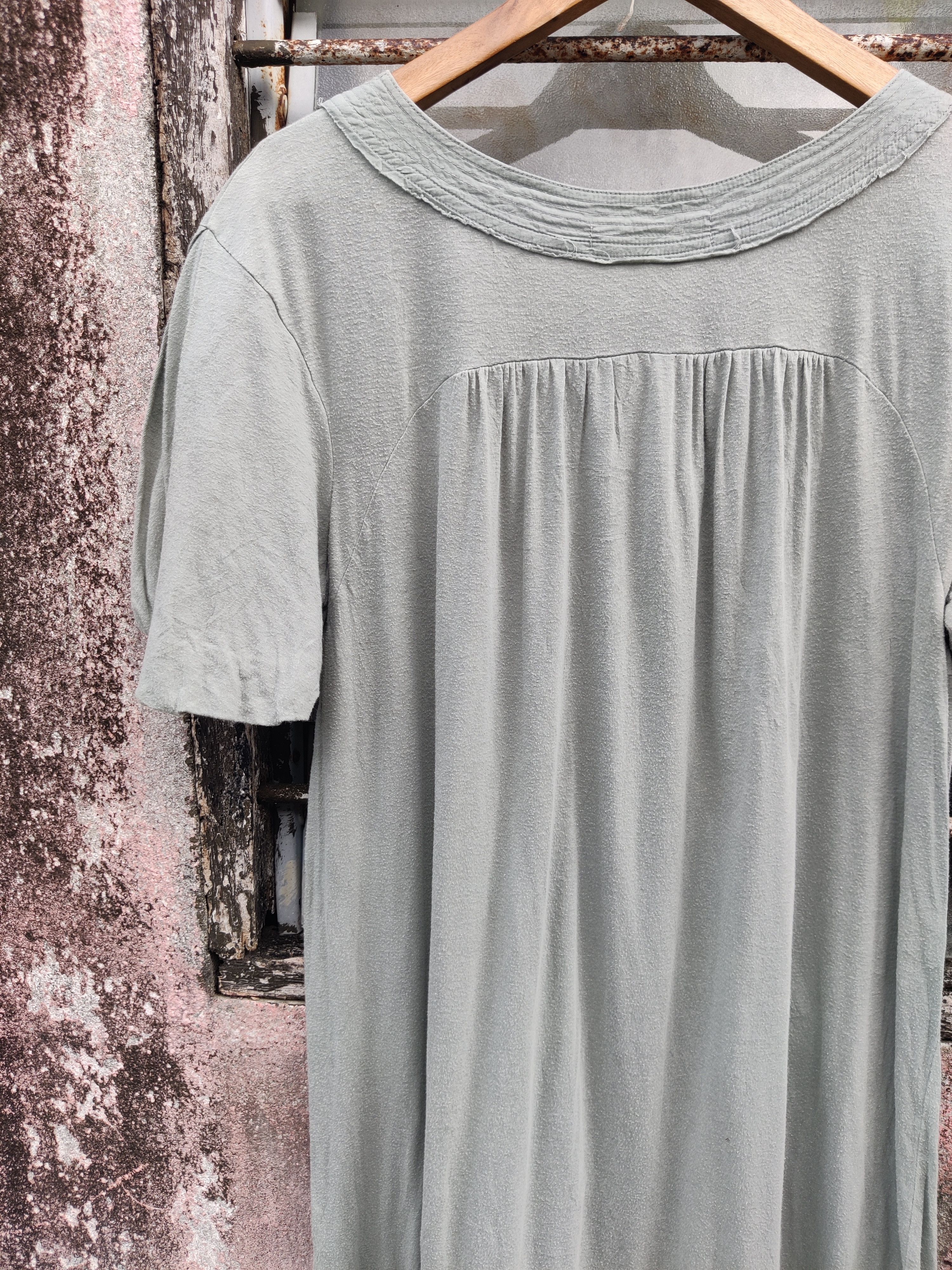 Tsumori Chisato Vintage Archival Tsumori Chisato Issey Ruffle Henley Dress Size L / US 10 / IT 46 - 7 Thumbnail