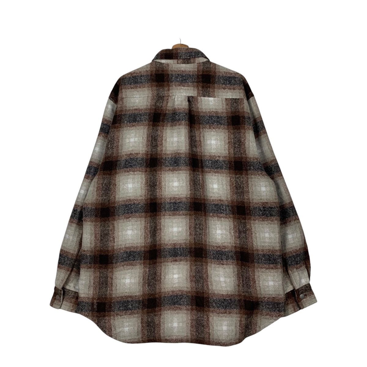Flannel AZUL by Moussy Shadow Plaid Flannel Jacket #2132-C94 Size US XXL / EU 58 / 5 - 7 Thumbnail