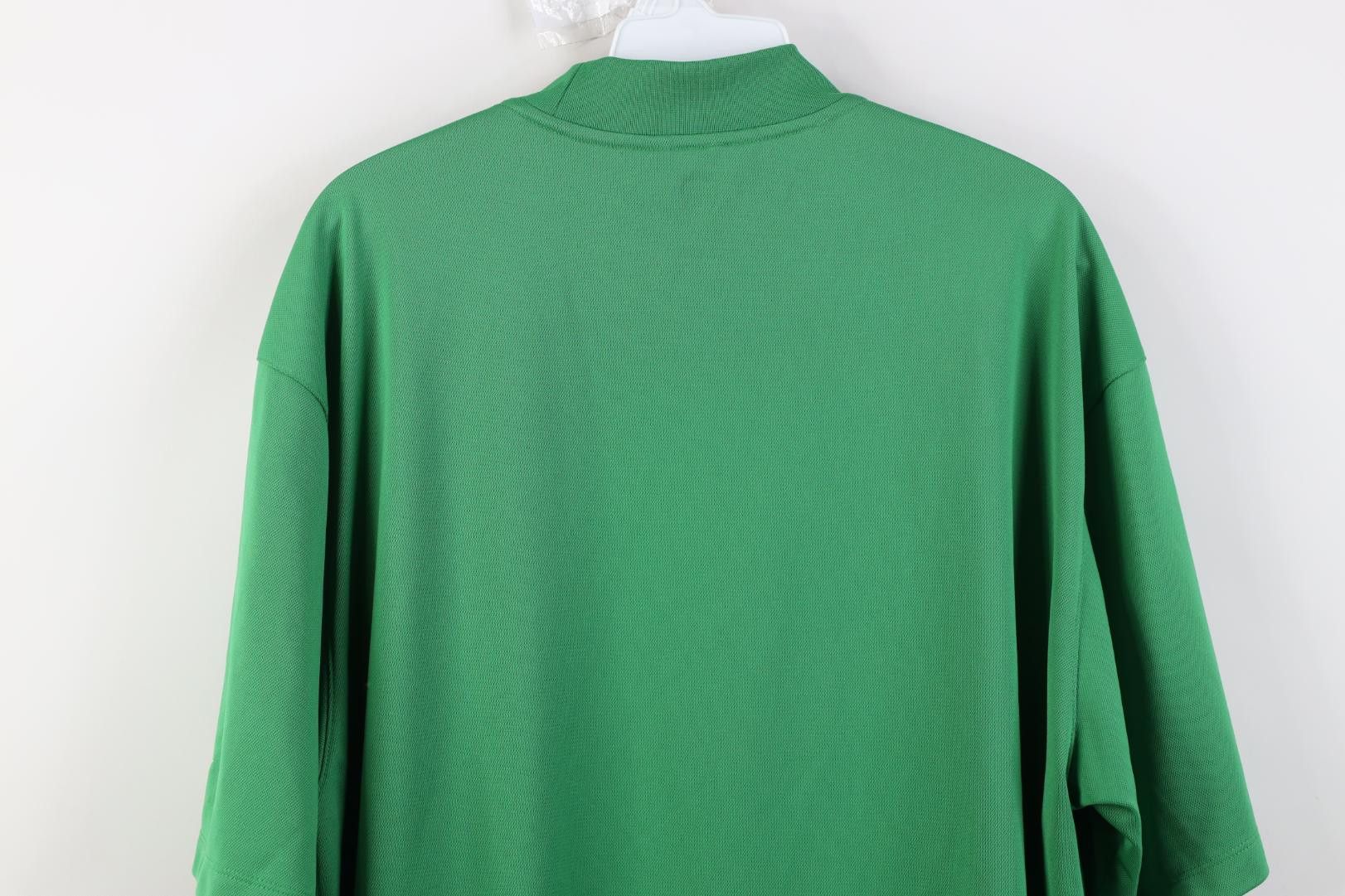 Nike Vintage Y2K Nike Golf Mini Swoosh Mock Neck T-Shirt Green Size US XL / EU 56 / 4 - 13 Thumbnail