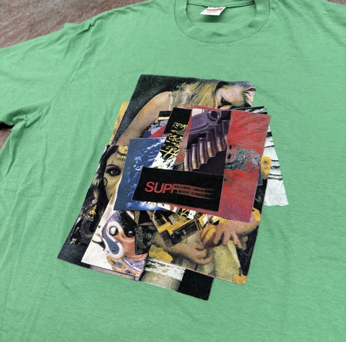 Supreme Supreme Stack Graphic Tee Shirt Green FW21 Men’s Size Large Size US L / EU 52-54 / 3 - 2 Thumbnail