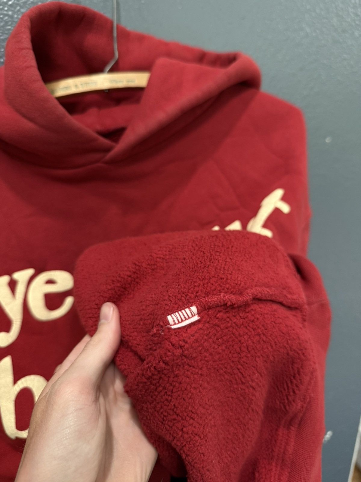 Cactus Plant Flea Market CPFM Ye Must Be Reborn Red Hoodie Small Size US S / EU 44-46 / 1 - 6 Thumbnail