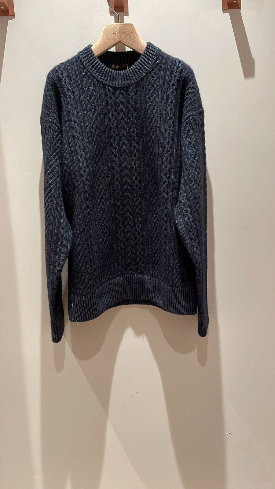 Loro Piana o1srvl11e0225 FAN7141 Girocollo Crewneck Sweater Size US L / EU 52-54 / 3 - 3 Thumbnail