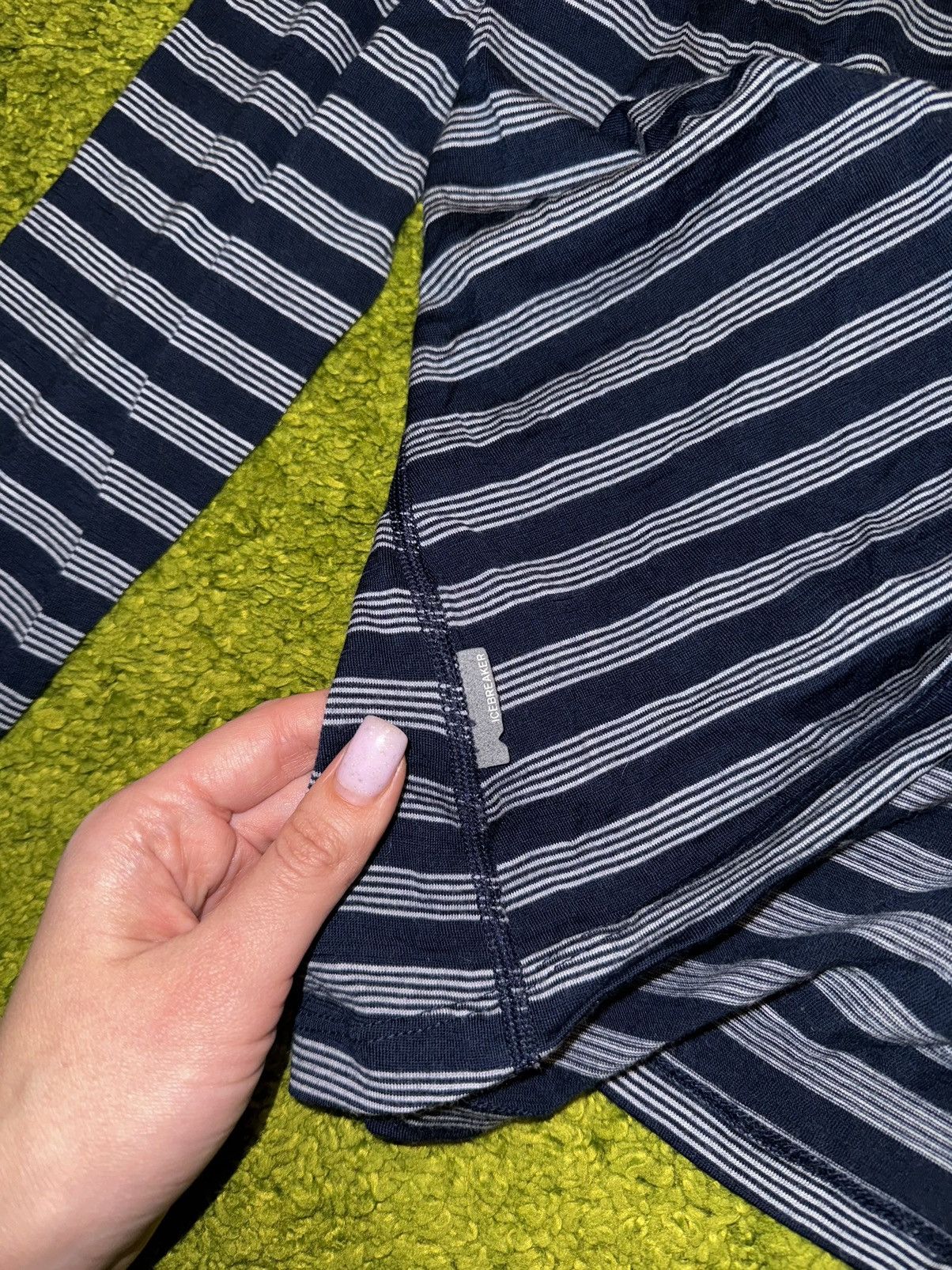 Designer × Icebreaker Icebreaker 100% merino wool striped thermo longsleeve Size M / US 6-8 / IT 42-44 - 4 Thumbnail