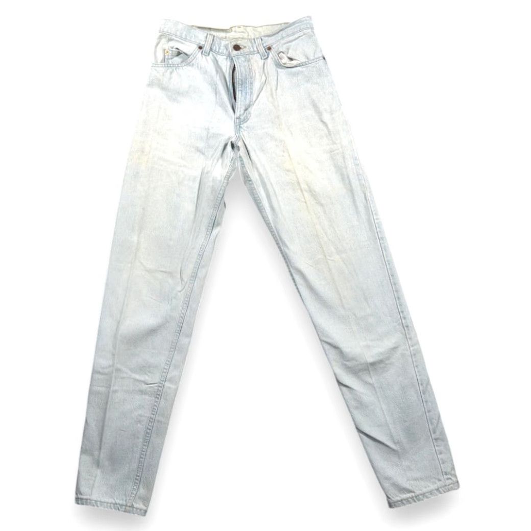 Levi's VINTAGE Levi's 550 Jeans Mens 30x34 Stonewash USA 90s Orange Tab Distressed 5-Pocket Denim Blue/White XS-.. Size US 30 / EU 46 - 2 Thumbnail
