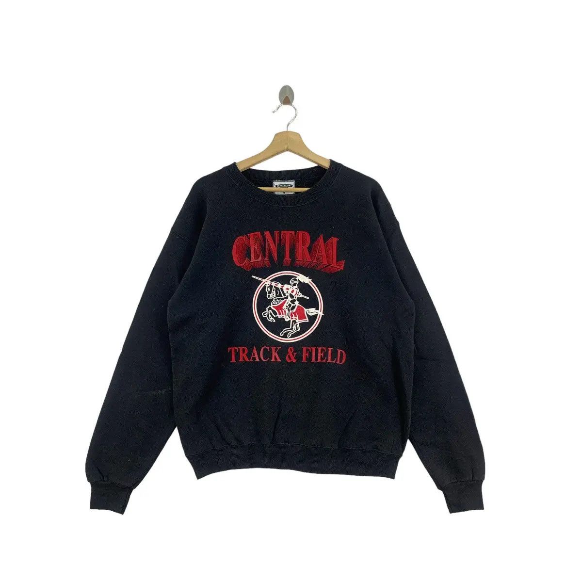 Lee Vintage 90’ LEE CENTRAL TRACK & FIELD Horse Sweatshirt Size L / US 10 / IT 46 - 1 Thumbnail