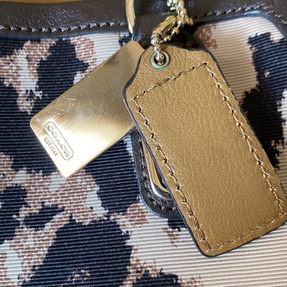 Coach Coach Madison Kimberly Ocelot Print Carry All Handbag 25207 Size ONE SIZE - 6 Thumbnail