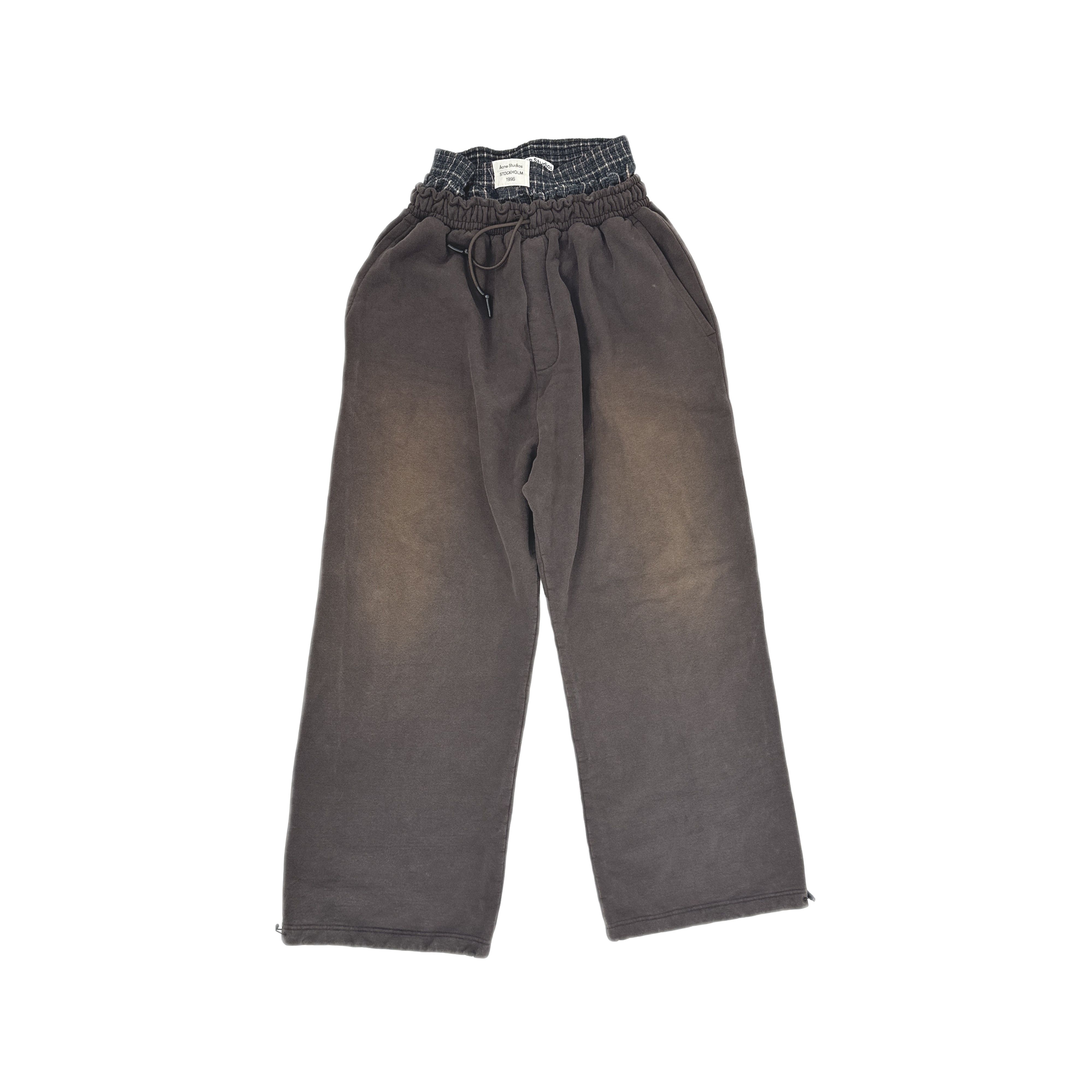 Acne Studios Acne Studios Layered Logo Sweatpants M Size US 32 / EU 48 - 1 Thumbnail