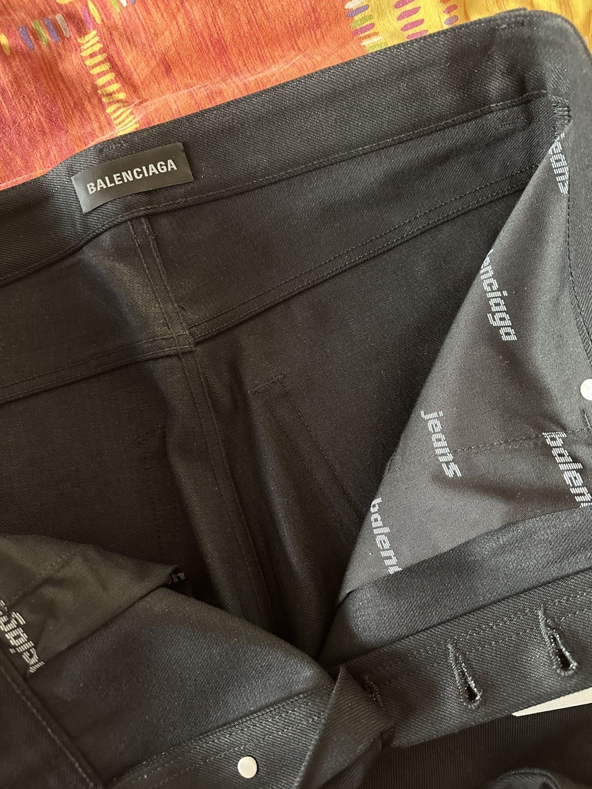 Balenciaga [34] 1390$ Spring26 Japanese Curved Knee denim pants Size US 34 / EU 50 - 14 Thumbnail