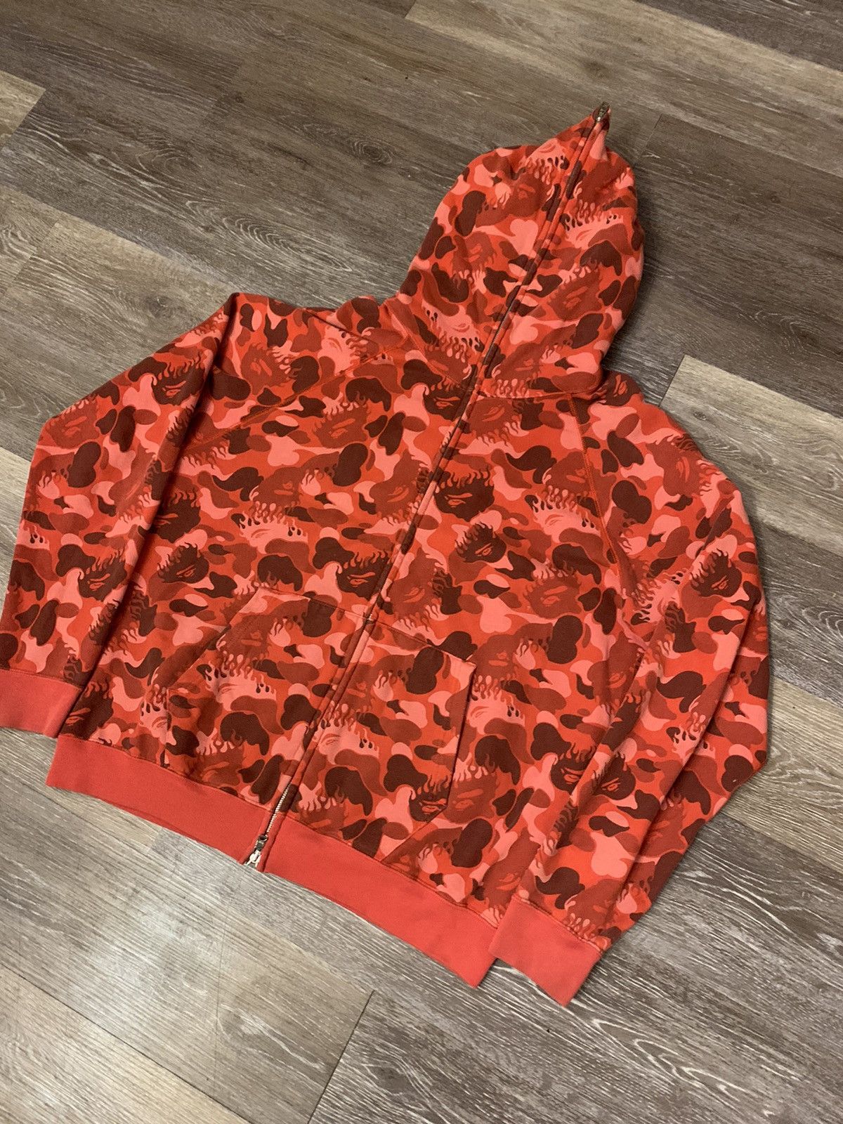 Bape × Nigo Fire Camo Full Zip Hoodie Size US M / EU 48-50 / 2 - 23 Thumbnail