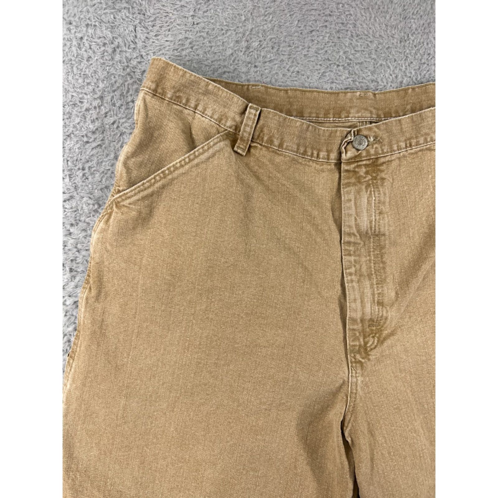 Wrangler Wrangler Shorts Mens 38 Beige Cotton Blend Pocket Cargo Pocket Chino Casual Outdoor 90s Theme Vintage No Size US 38 / EU 54 - 6 Thumbnail
