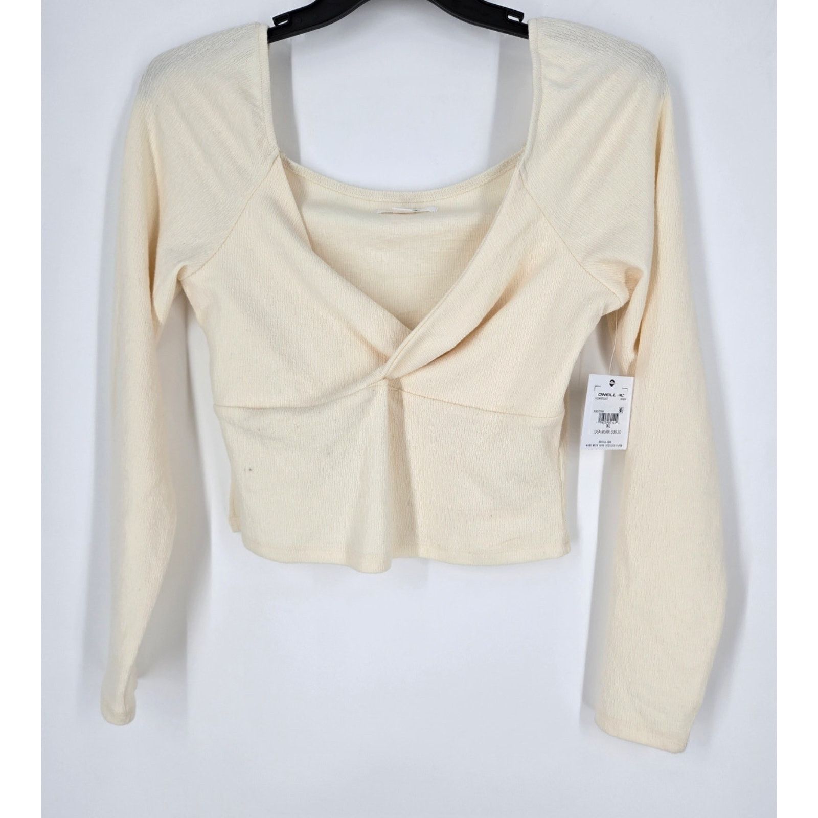 O'Neill NEW O'Neill Kristina Long Sleeve Top Center Twist Cutout XL Size XL / US 12-14 / IT 48-50 - 4 Thumbnail