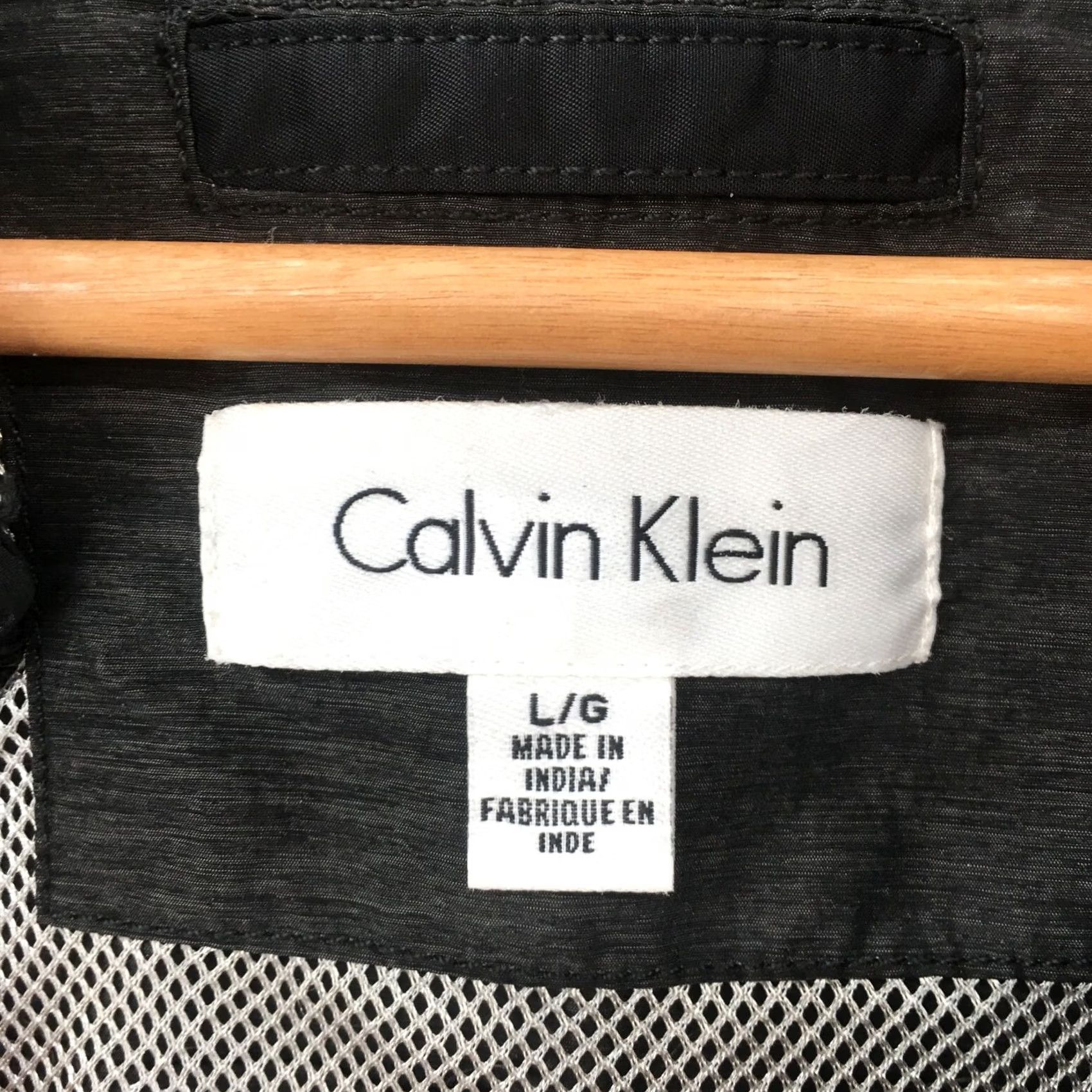 Calvin Klein Calvin Klein Full Zip Jacket Mens L Gray Zip Pockets Long Sleeve Windbreaker Casual Fall Spring Summer Size US L / EU 52-54 / 3 - 6 Thumbnail