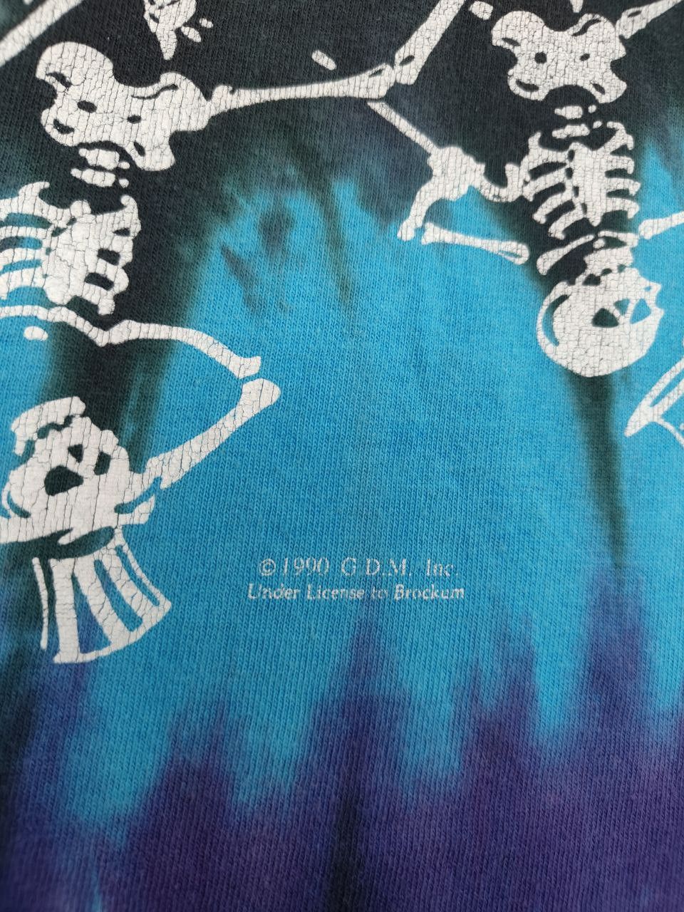 Vintage 1990 Vintage Grateful Dead Band T Size US L / EU 52-54 / 3 - 4 Thumbnail