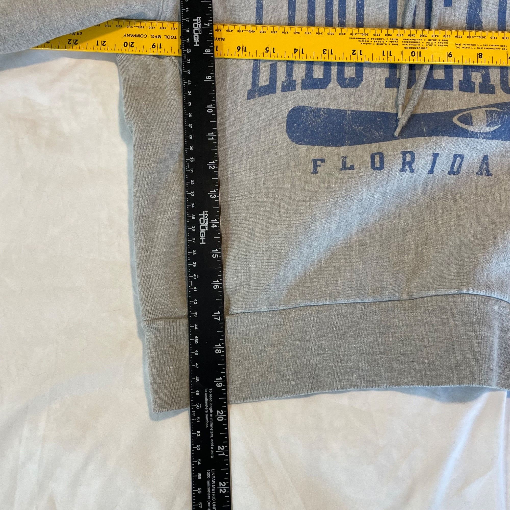 Champion Vintage Champion Gray Hoodie Lido Beach Florida Gray X-Small Size XS / US 0-2 / IT 36-38 - 11 Thumbnail