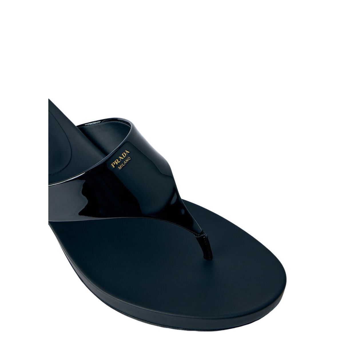 PRADA Black Thong Sandals New And Authentic (Women's size:7;