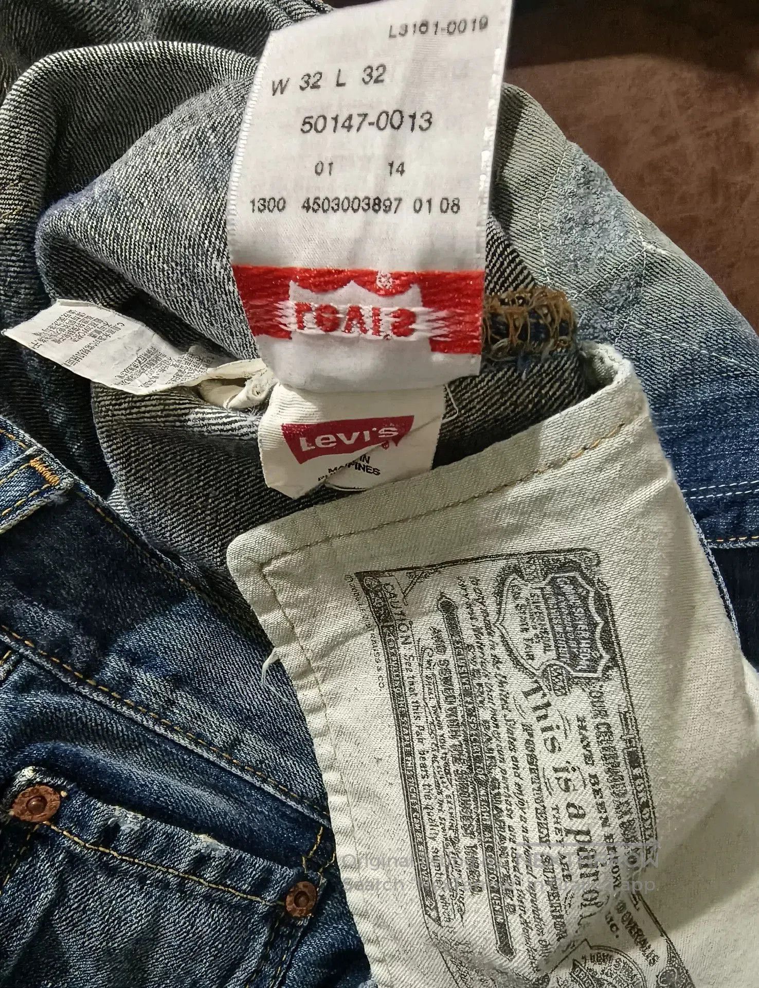 Levi's Limited Edition Levi's 501 Jeans 1947. Size US 32 / EU 48 - 5 Thumbnail