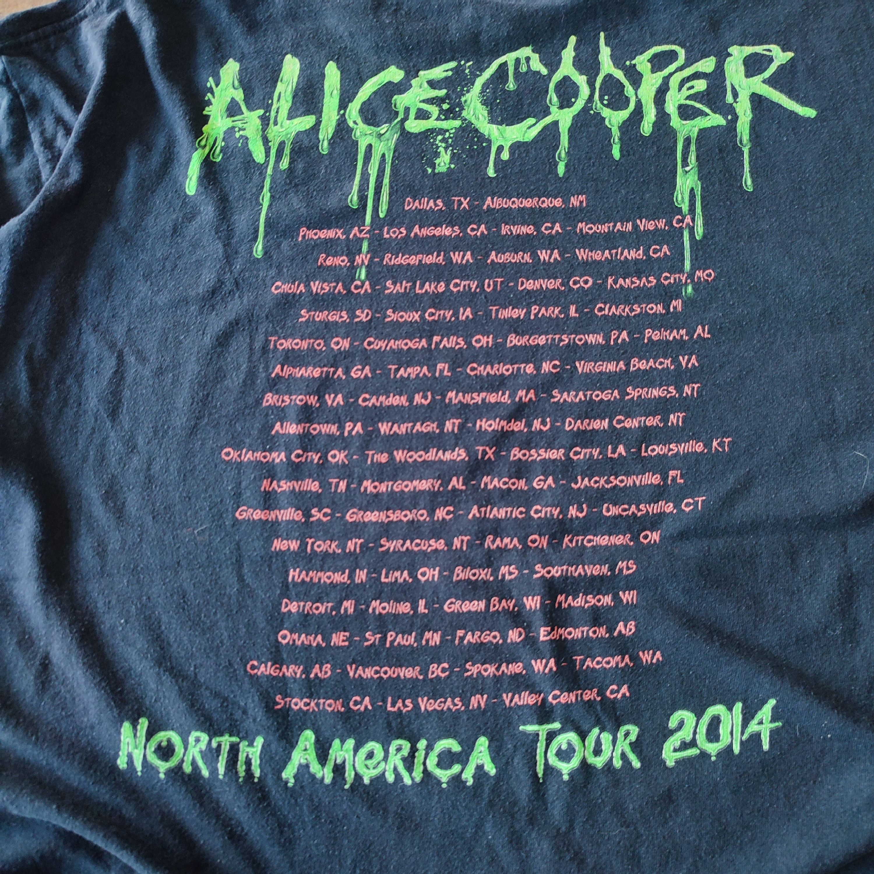Band Tees × Vintage ALICE COOPER T SHIRT Size US XXL / EU 58 / 5 - 6 Thumbnail