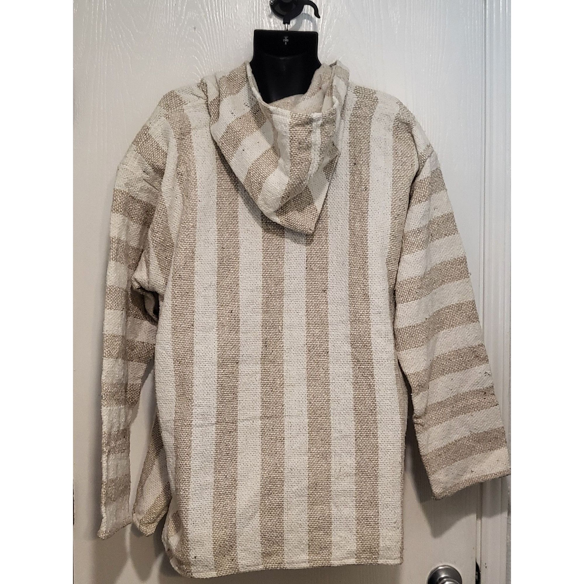 Franks Vintage Franks Mexican Baja Hoodie Men Sz XXL Striped Brown Size US XXL / EU 58 / 5 - 4 Thumbnail