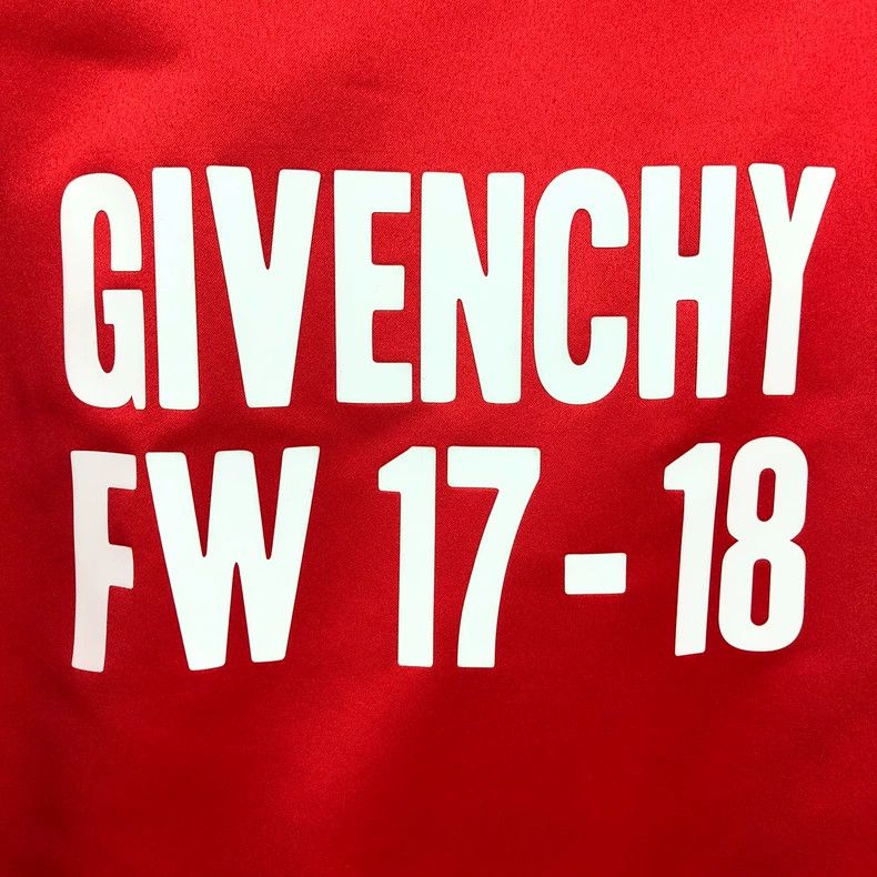 Givenchy Givenchy Red Back Letter Leather Baseball Jacket Size US S / EU 44-46 / 1 - 7 Thumbnail