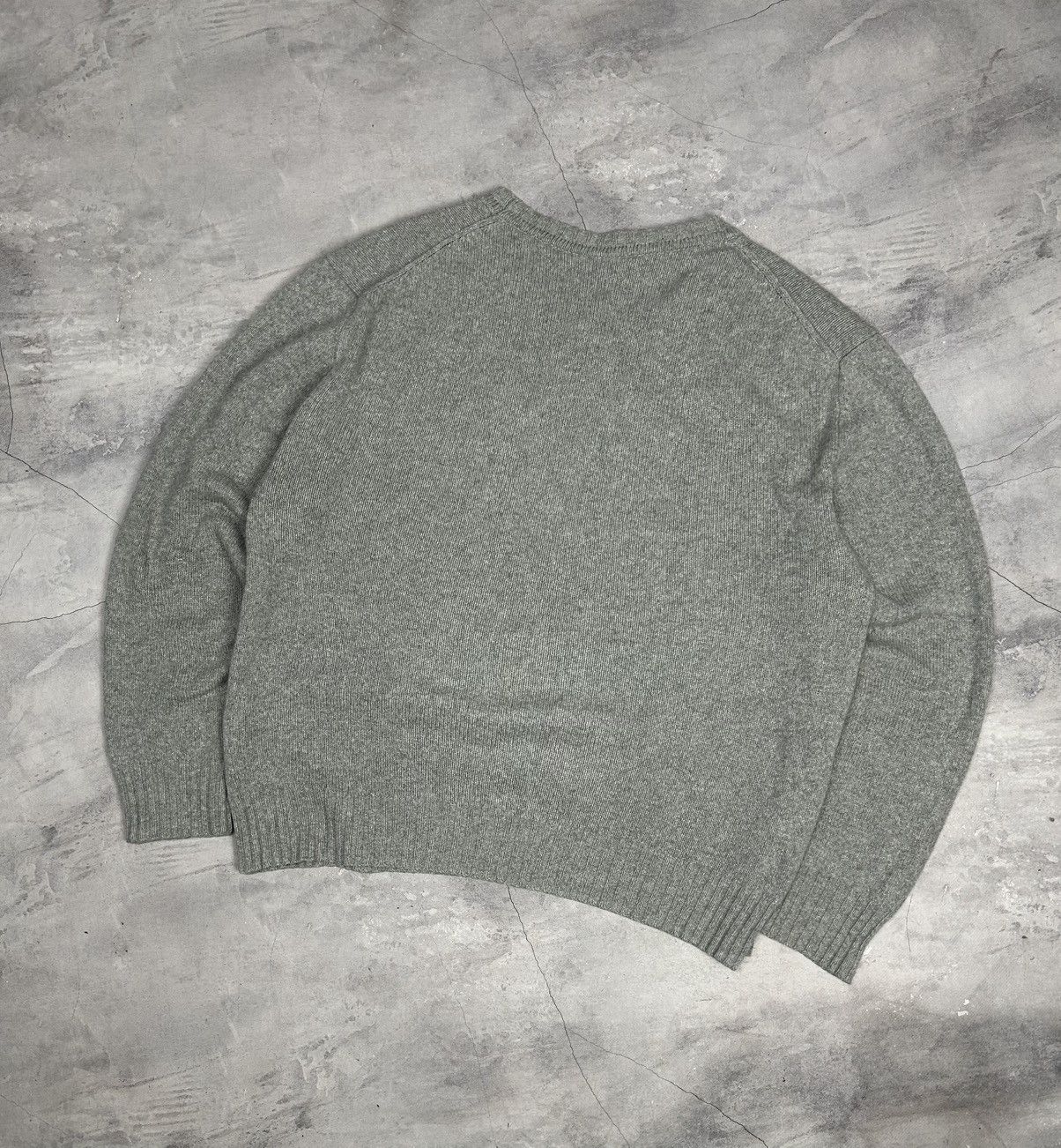 AMI AMI Grey Sweater Merino Cashmere Knit Size US L / EU 52-54 / 3 - 7 Thumbnail