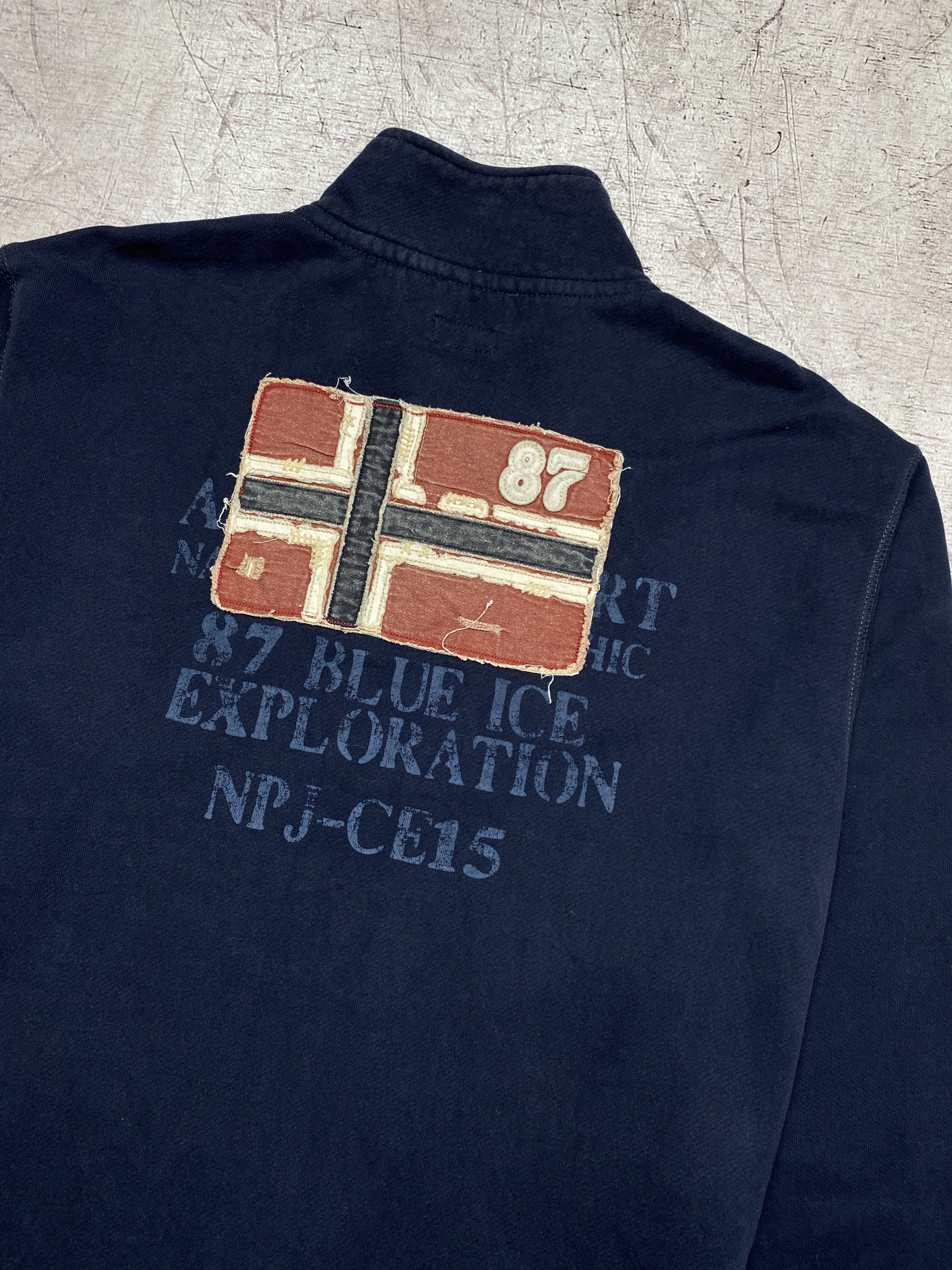 Napapijri × Vintage Napapijri Vintage Mens Full Zip Hoodie Size US XXL / EU 58 / 5 - 2 Thumbnail