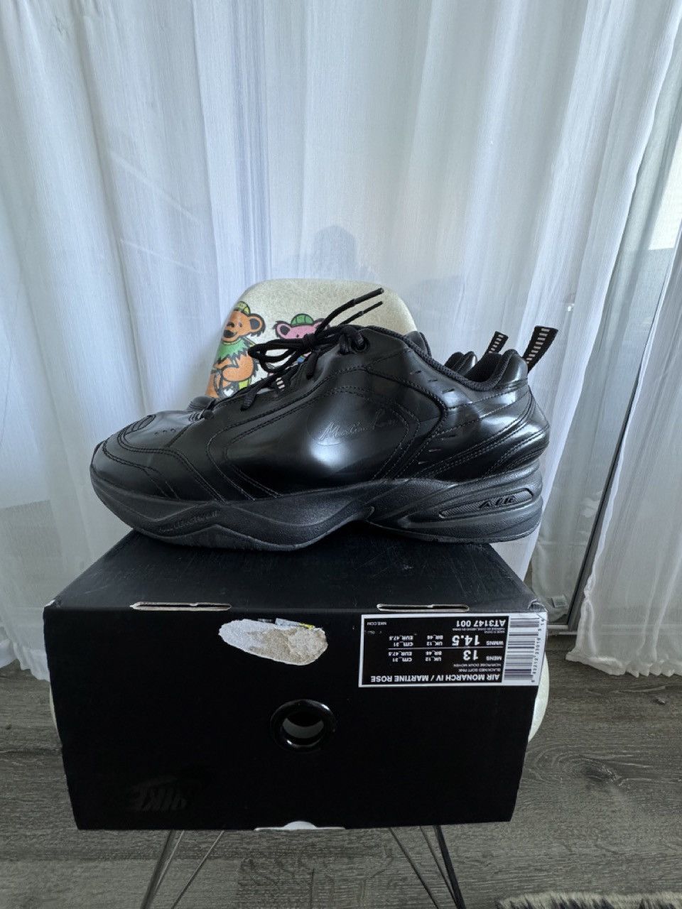 image of Martine Rose Monarch Shoes in Black, Men's (Size 13)