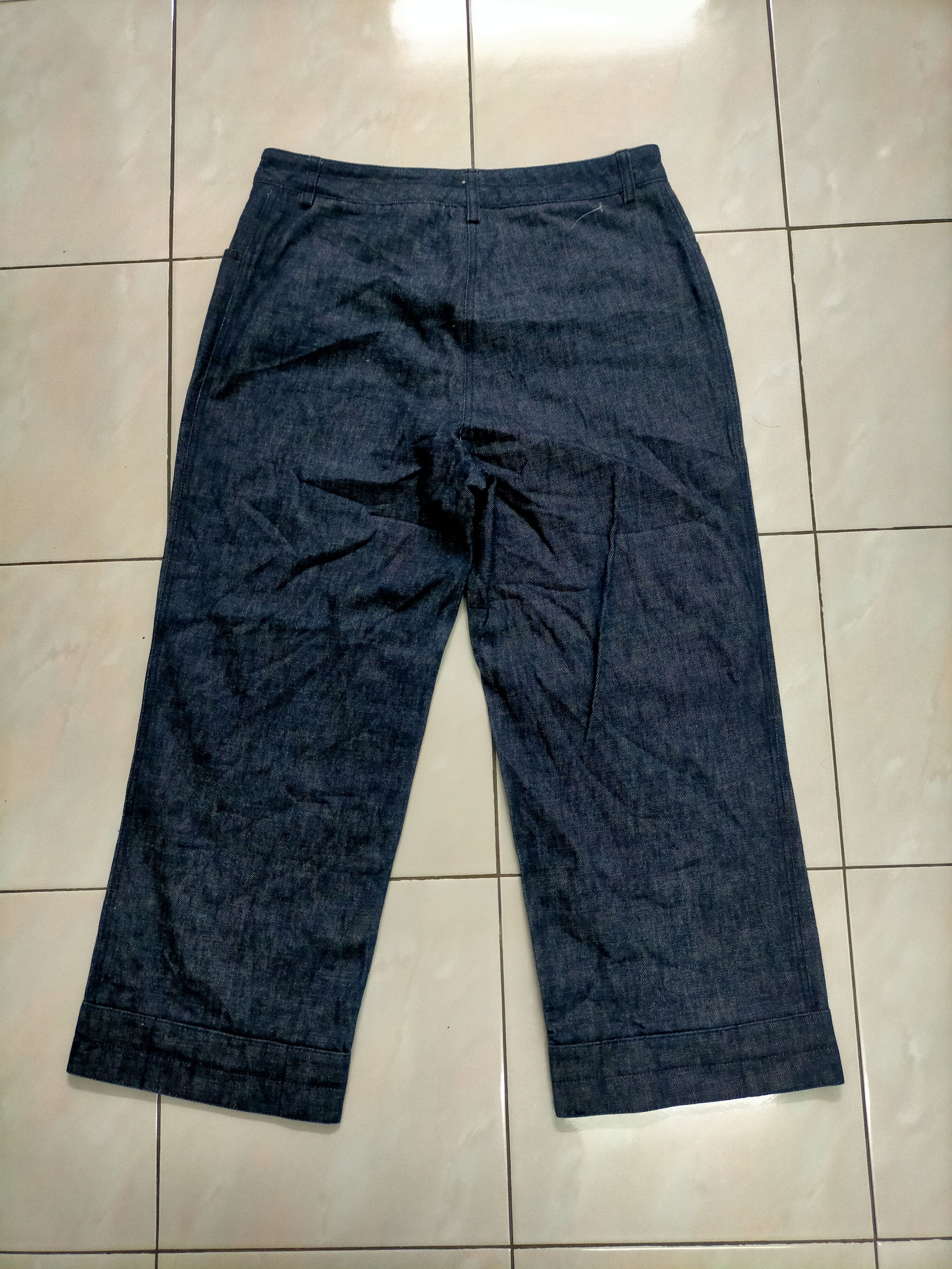 Chanel × Vintage Vintage Chanel 99P 1999 Spring Denim Blue Jeans Trousers Size 31" - 2 Thumbnail